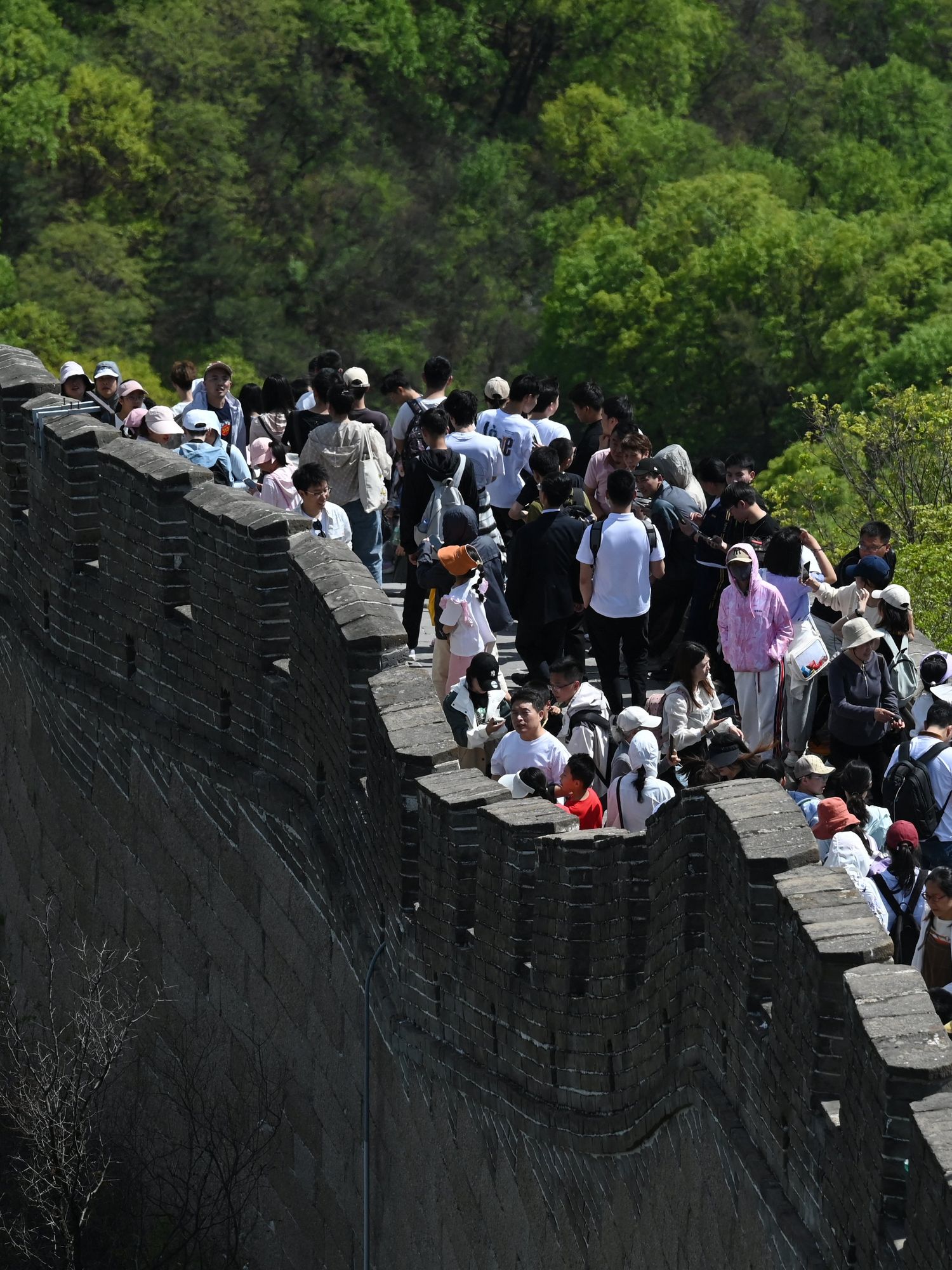 Japanese tourists pull moonie on Great Wall of China and get deported