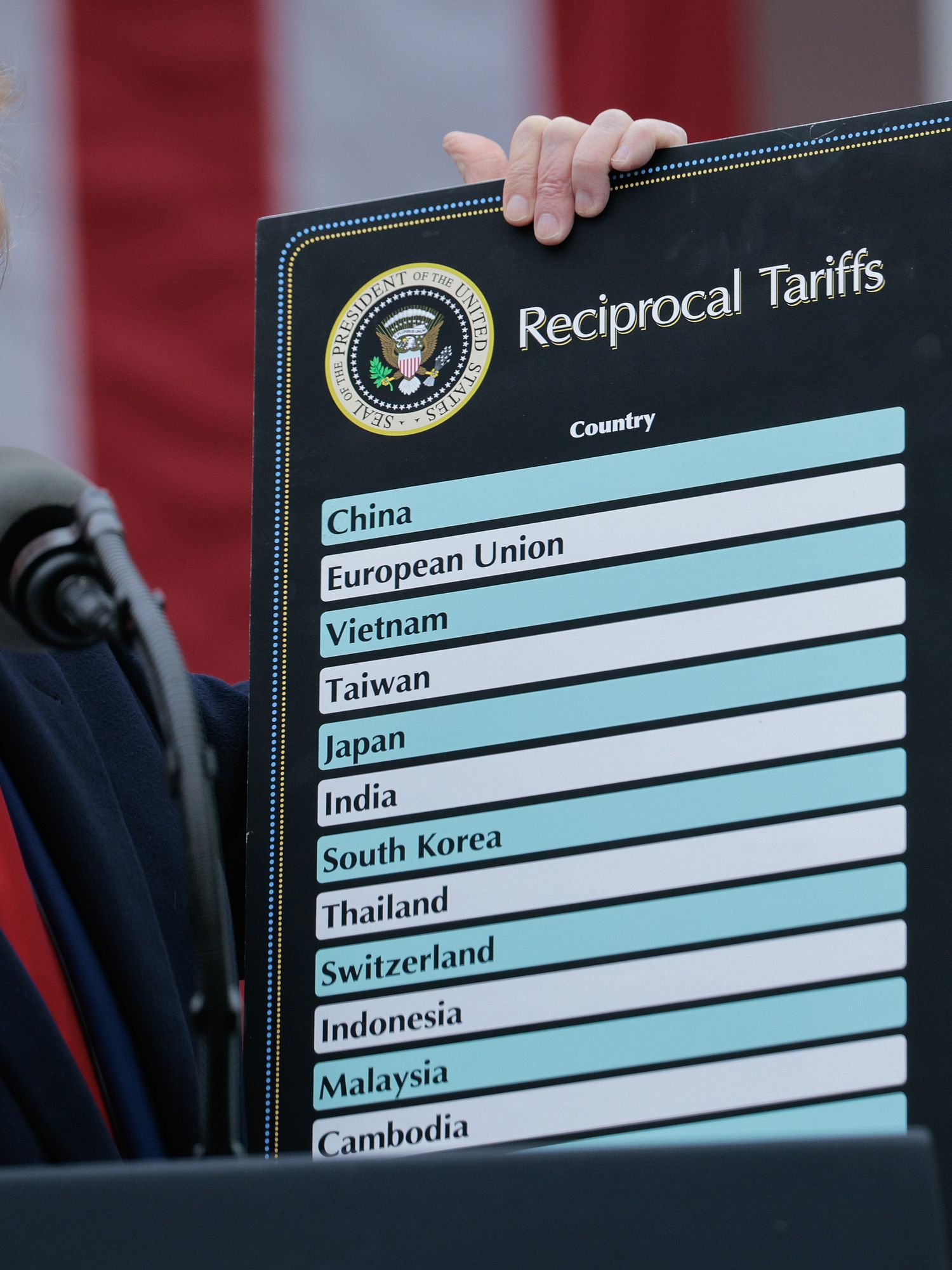 Only a handful of countries are exempt from Donald Trump's tariffs - and people aren't happy