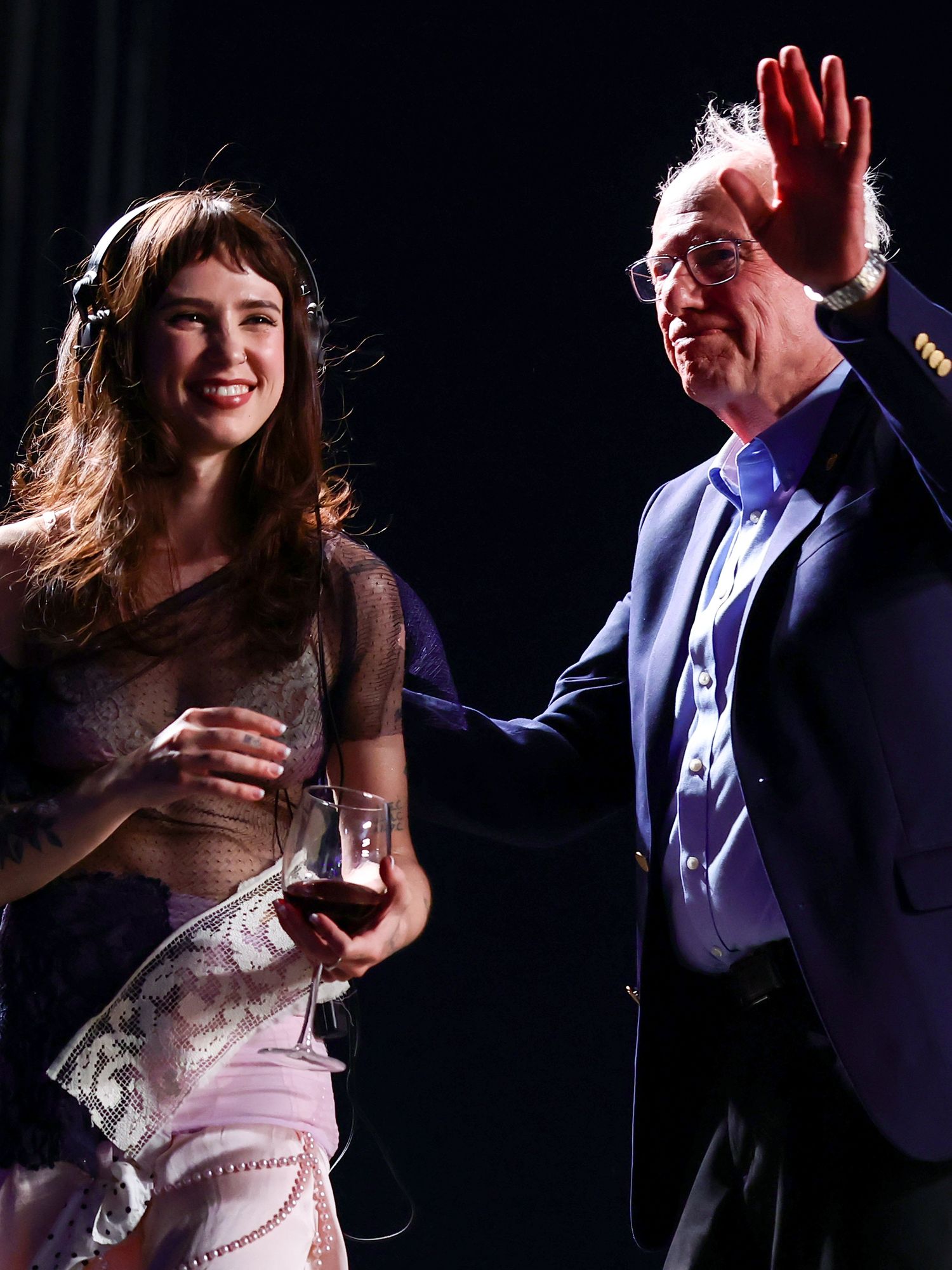 Watch Bernie Sanders make unexpected appearance at Coachella