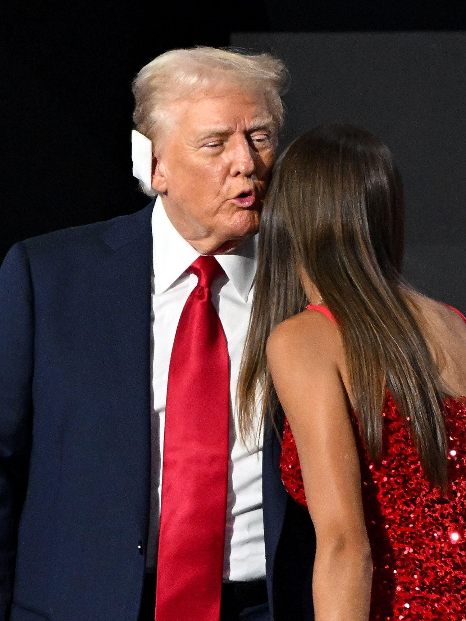 Donald Trump introduces granddaughter Kai to 'fake news'