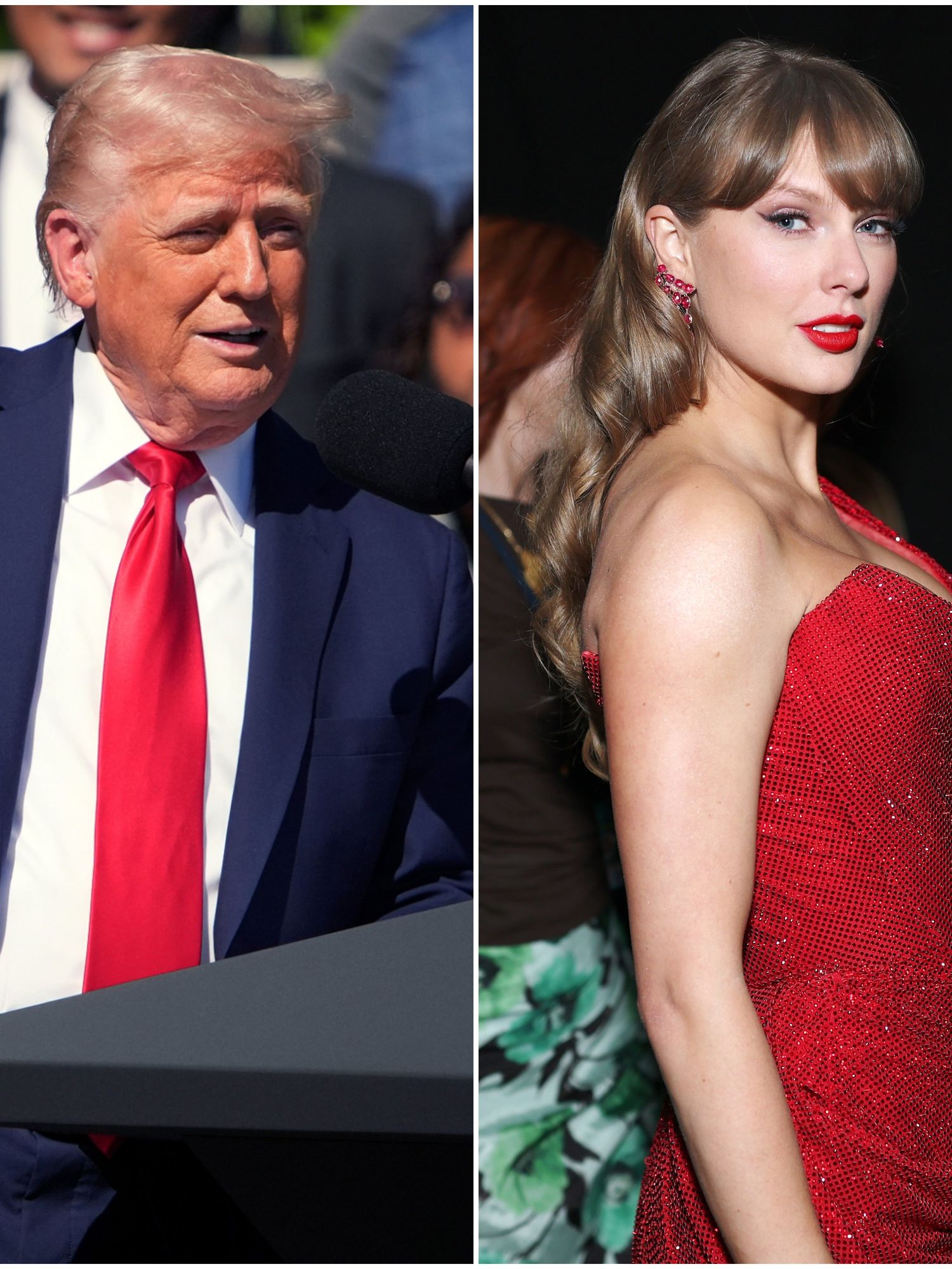 Donald Trump makes dig at Taylor Swift during The Eagles’ White House visit