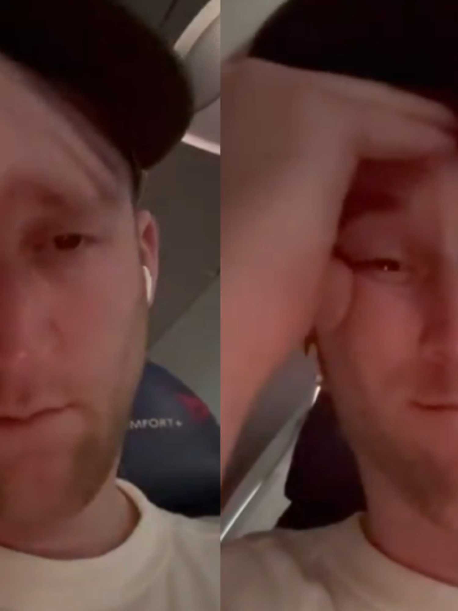 Man posts video of screaming child on flight and sparks a major debate