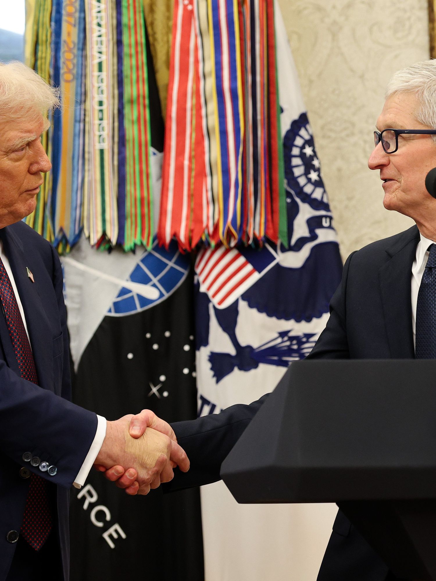 Apple CEO Tim Cook mocked after giving ‘embarrassing’ gift to Trump