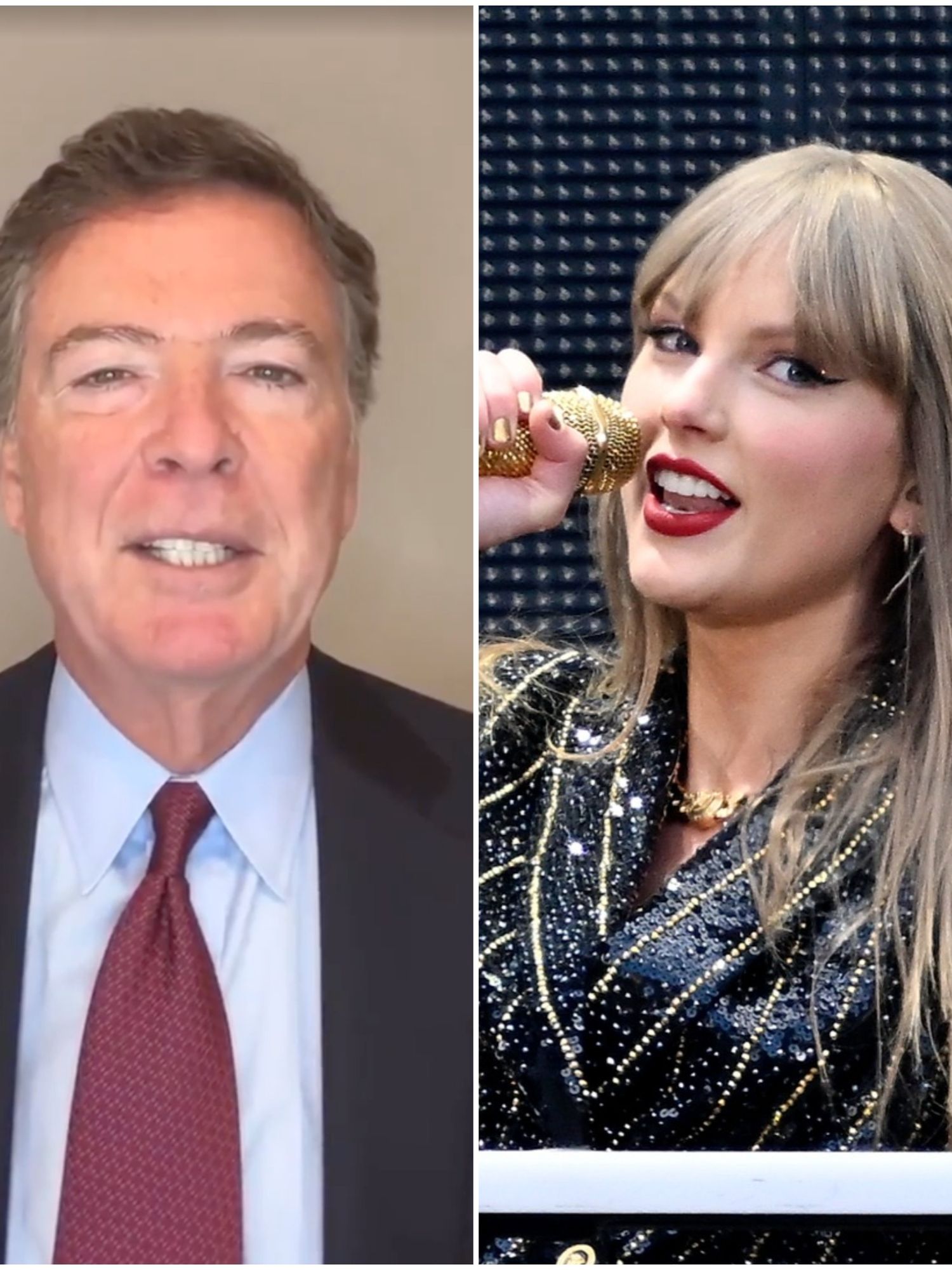 Former FBI Director James Comey confesses he's a massive Swiftie - and MAGA are furious