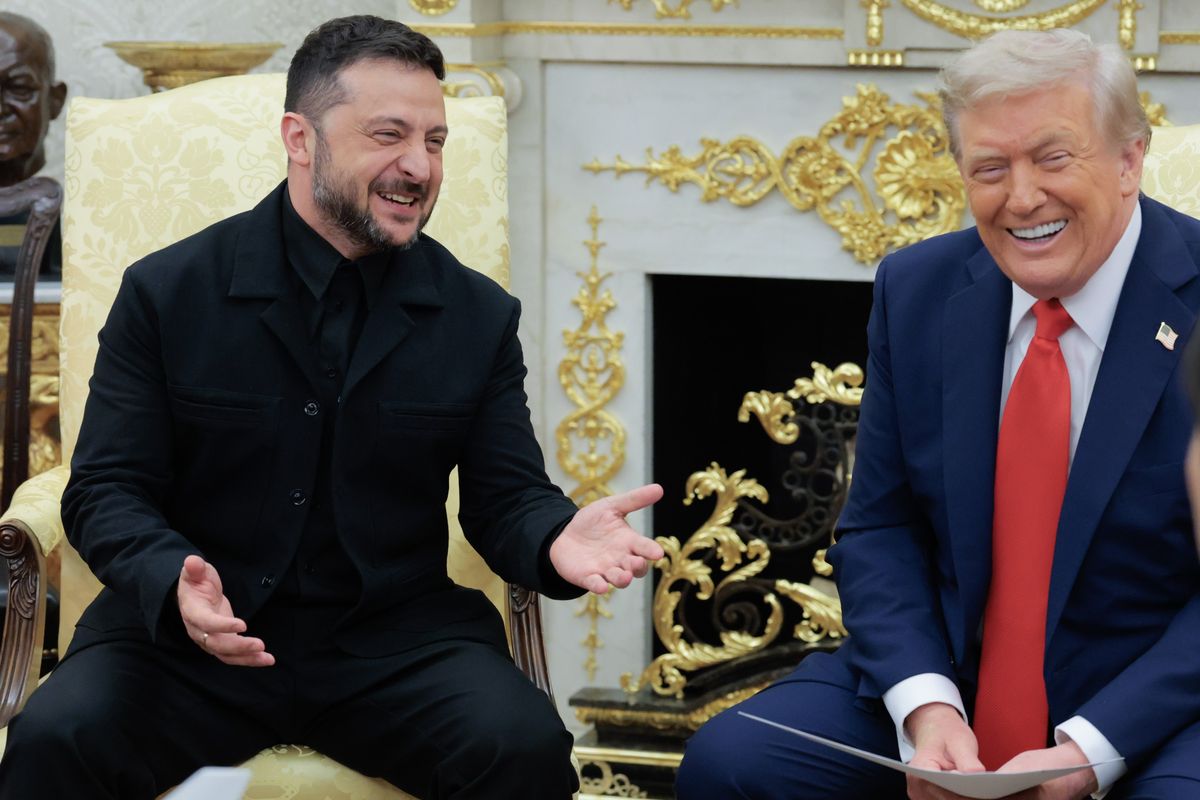 Watch Zelensky clap back at MTG's boyfriend after he tried to humiliate him on last White House visit