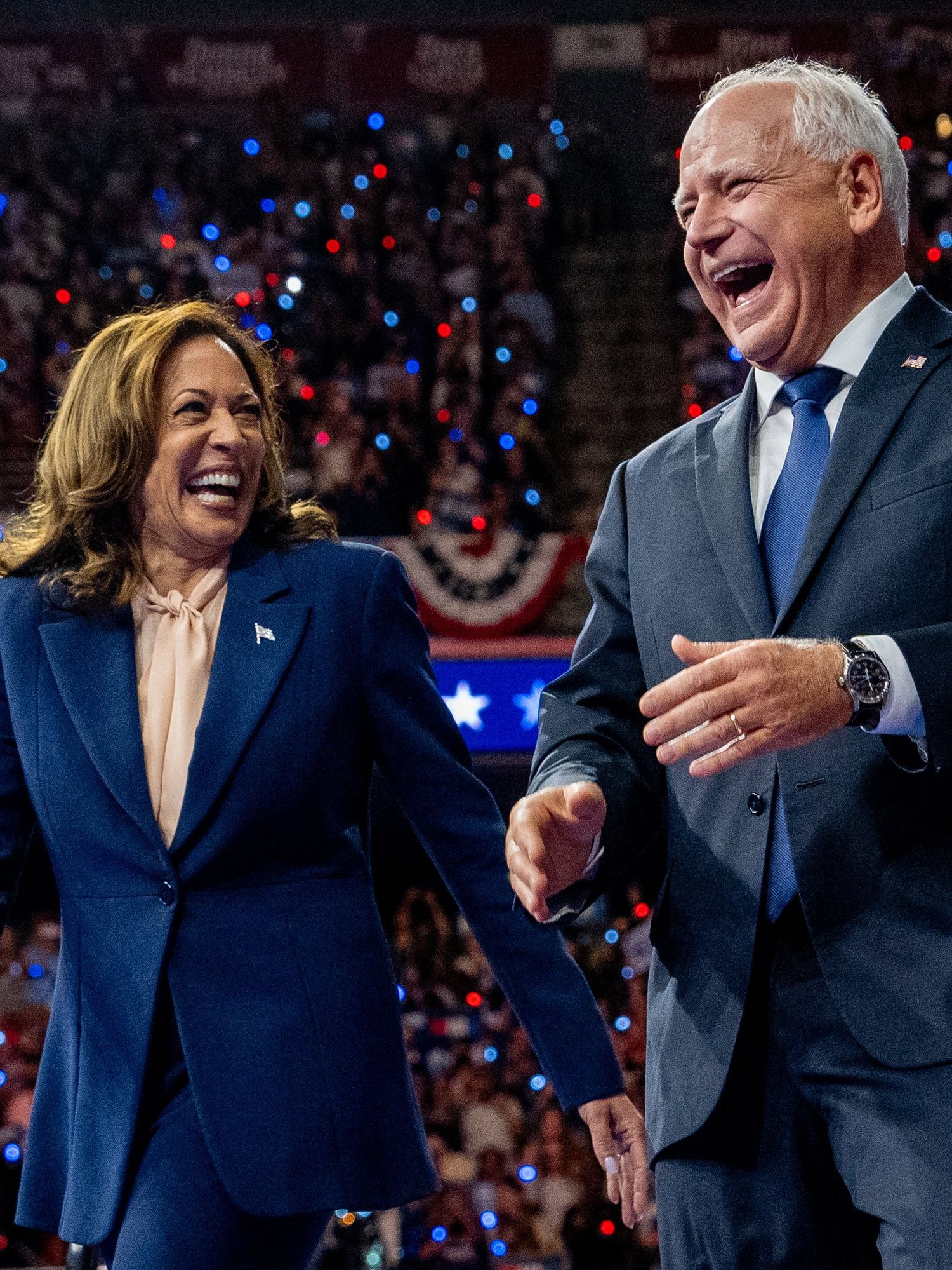 Tim Walz has people dreaming about a life we 'could have had' where Kamala Harris beat 'manchild' Trump