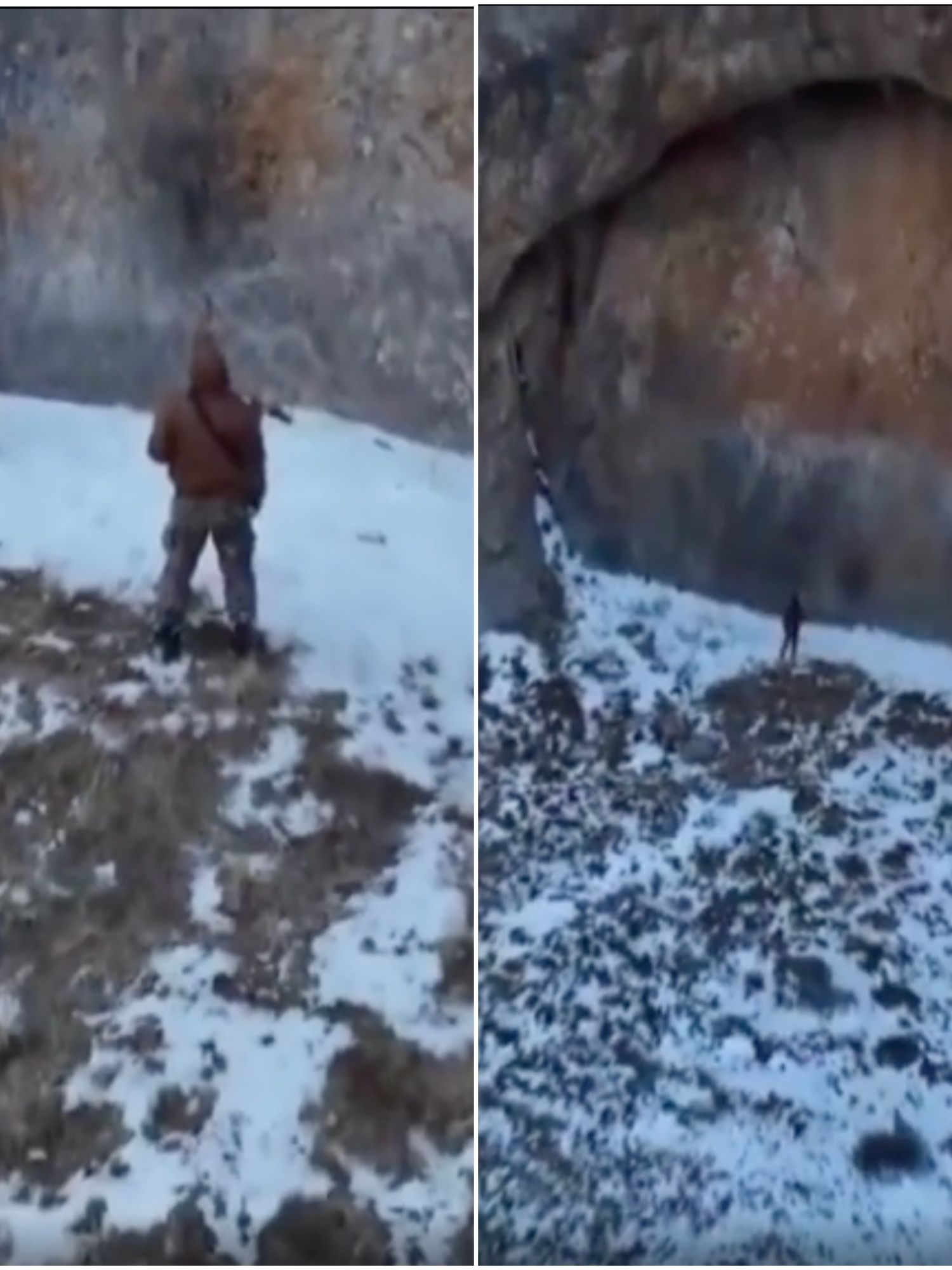 'Huge doorway' discovered in Kazakhstan mountains leads to 'ancient aliens' theory as footage emerges