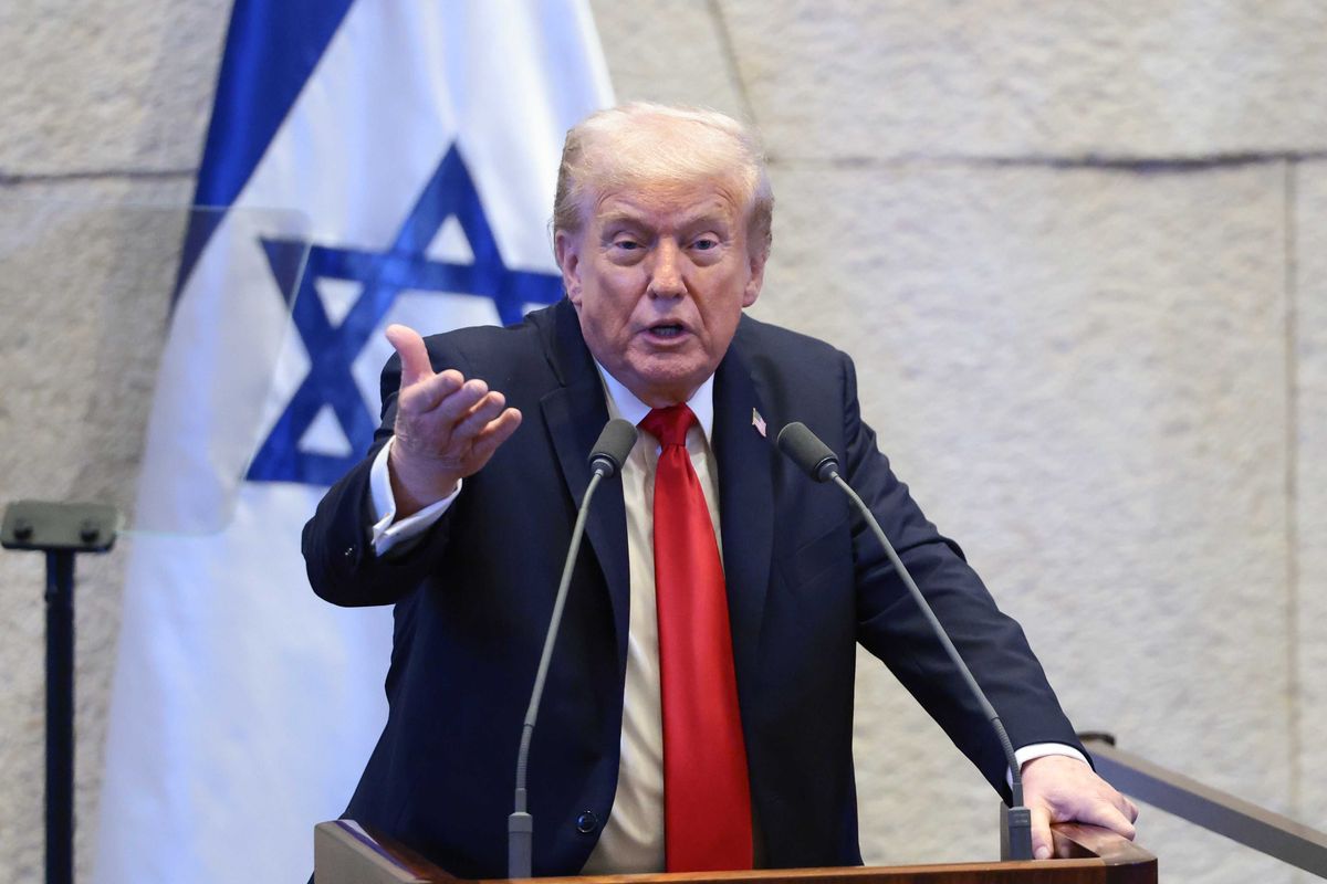 Trump says Israel used weapons 'very well' in uncomfortable statement