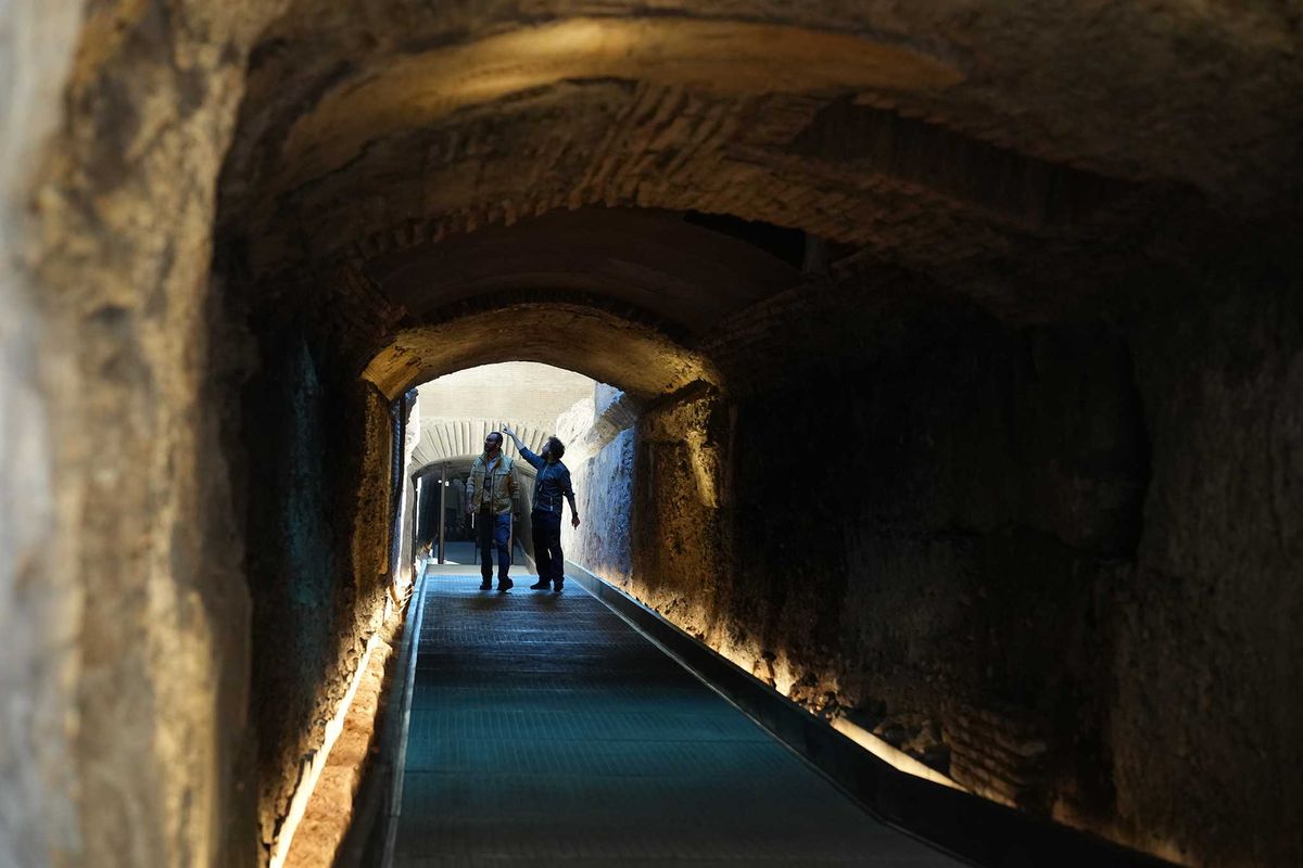 Secret Roman Emperor passage to Rome Colosseum opens for the first time in 2,000 years
