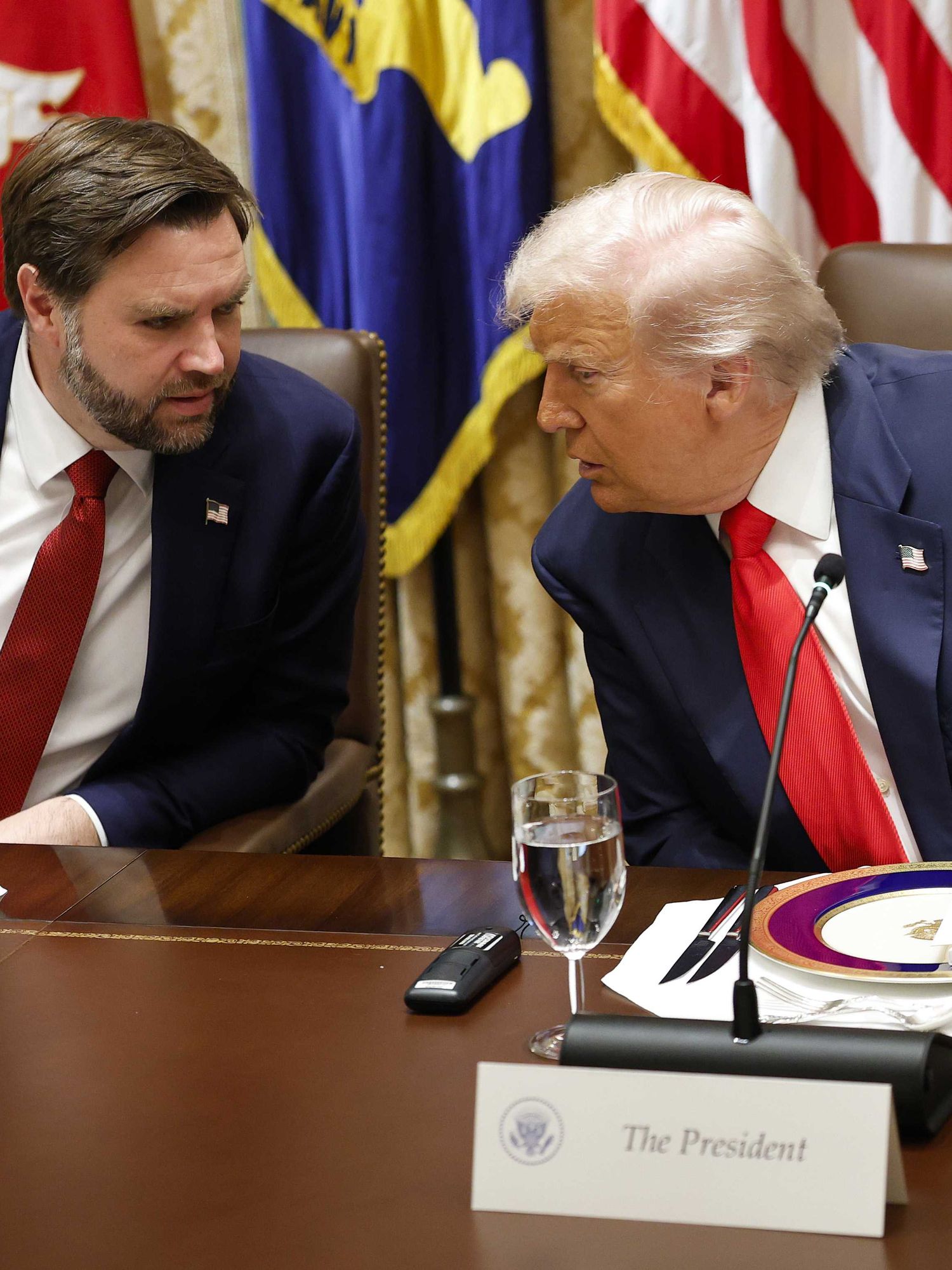 Trump refuses to speak to 'fake news' ABC after Stephanopoulos cuts off JD Vance
