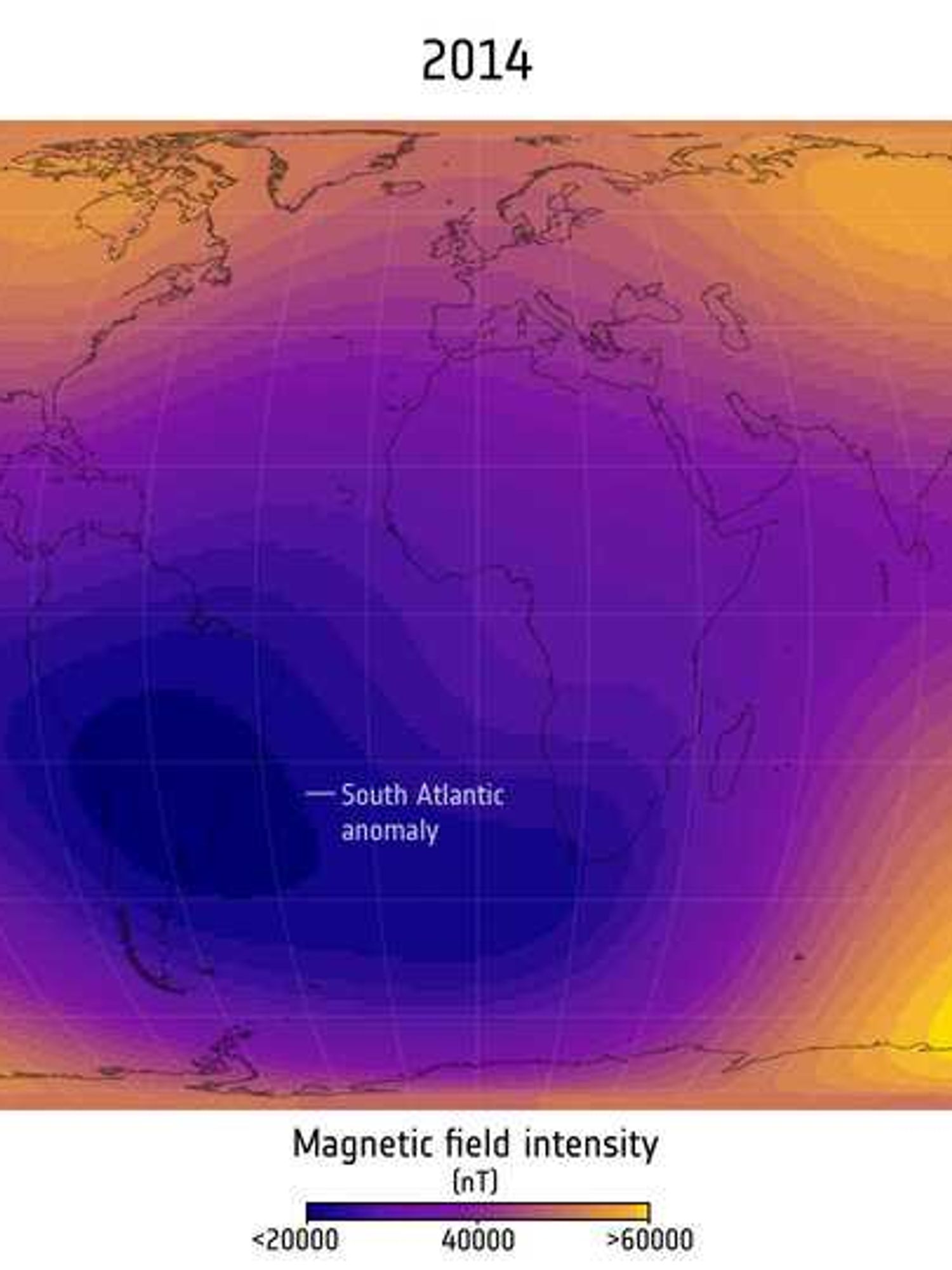 Earth's magnetic field has a huge weak spot that's growing faster than anyone expected
