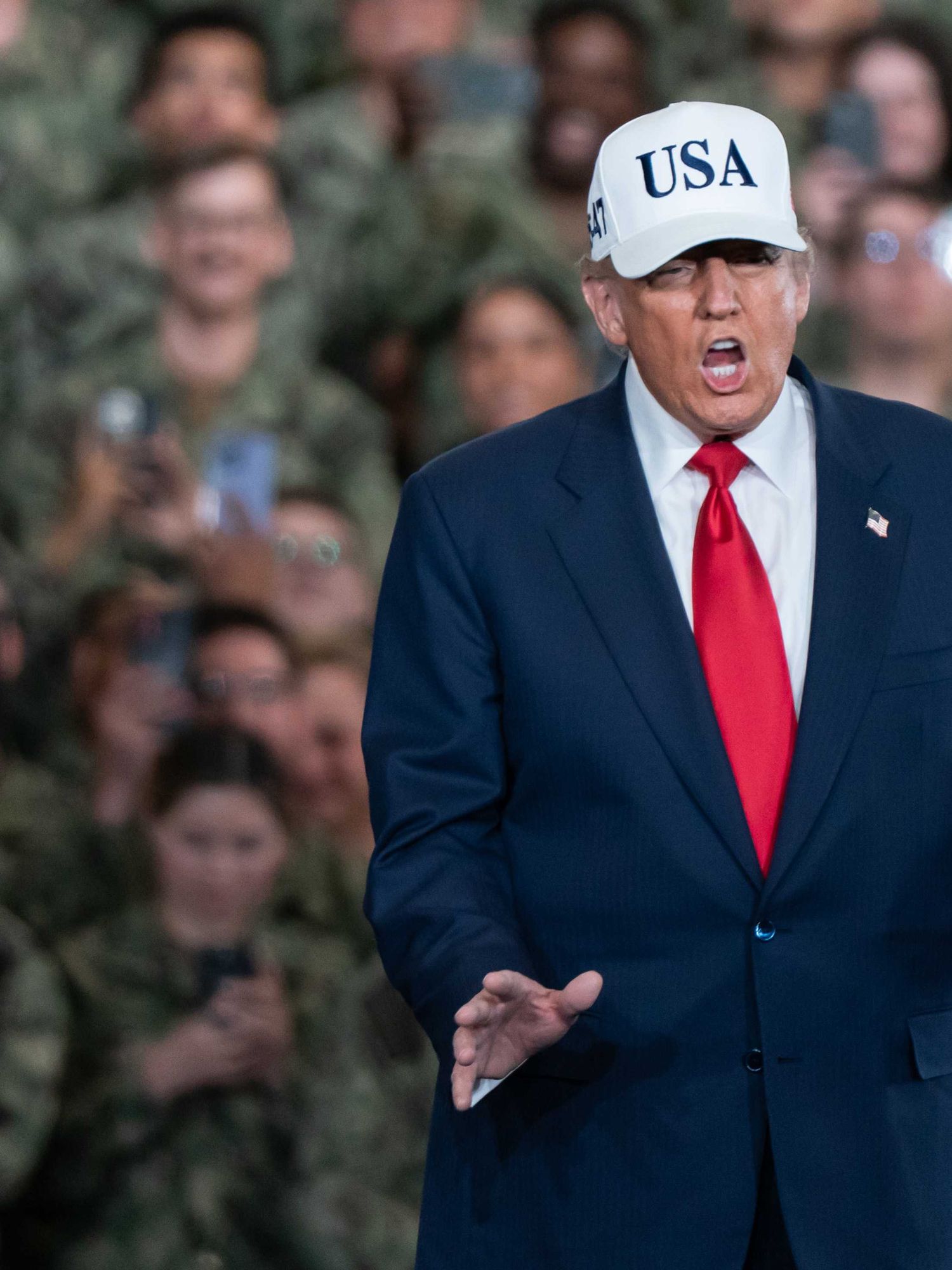 Trump says he’d 'love' to be in the army - but there’s one problem
