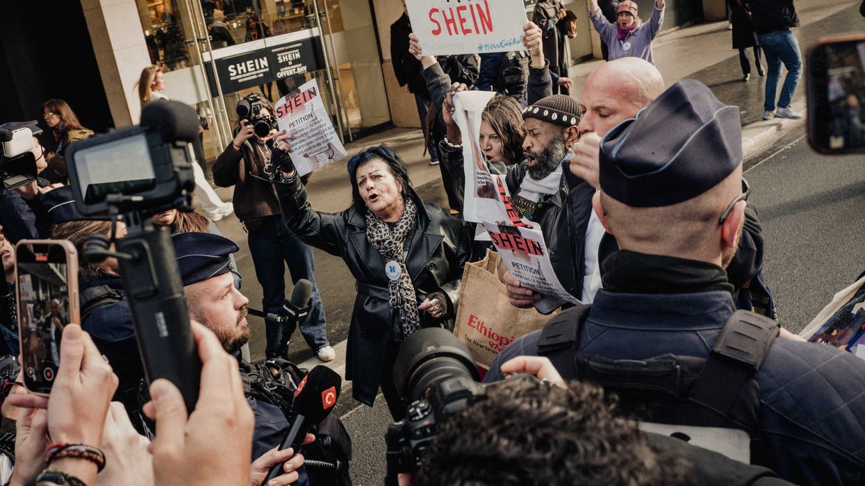 Shein protestors removed from opening of first store in Paris