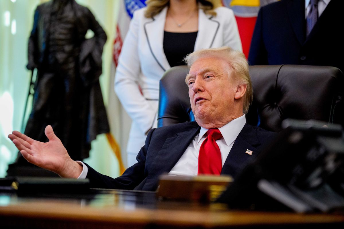 Trump rambles about not getting into heaven claiming it was all a 'joke'