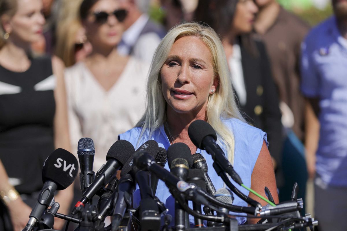 Marjorie Taylor Greene makes rare apology for participating in 'toxic politics'