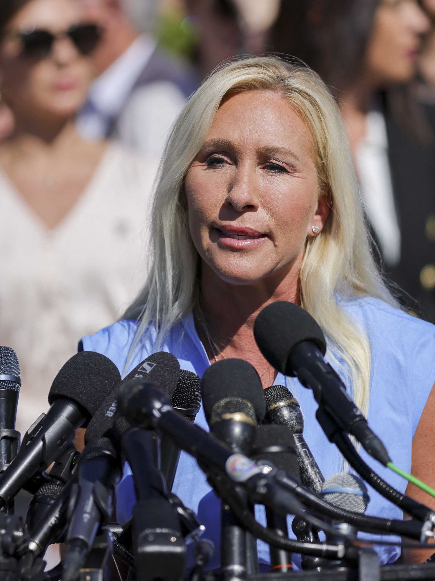 Marjorie Taylor Greene makes rare apology for participating in 'toxic politics'