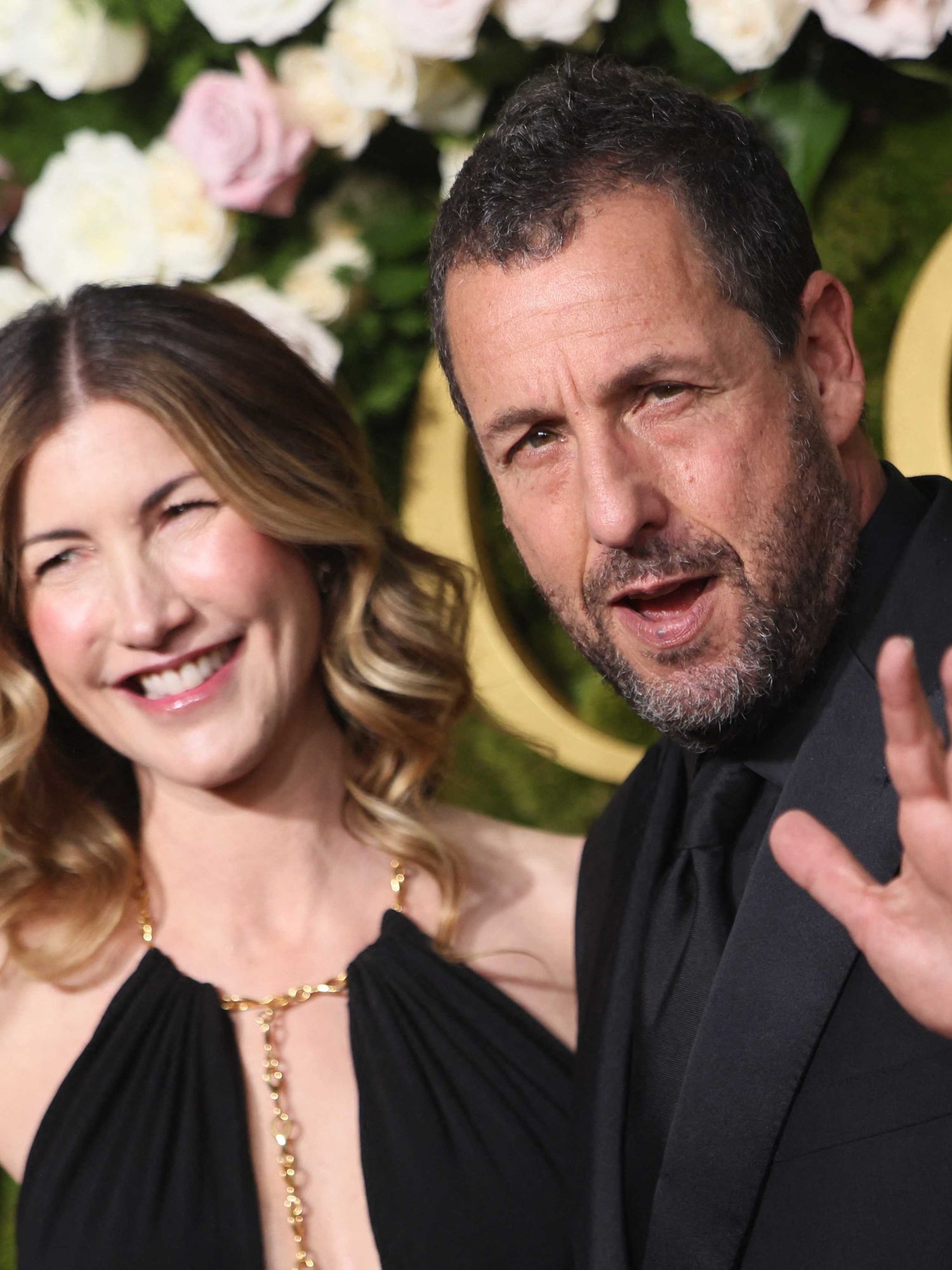 Jay Kelly's Adam Sandler shares sweet message for wife amid movie release - and it's too cute