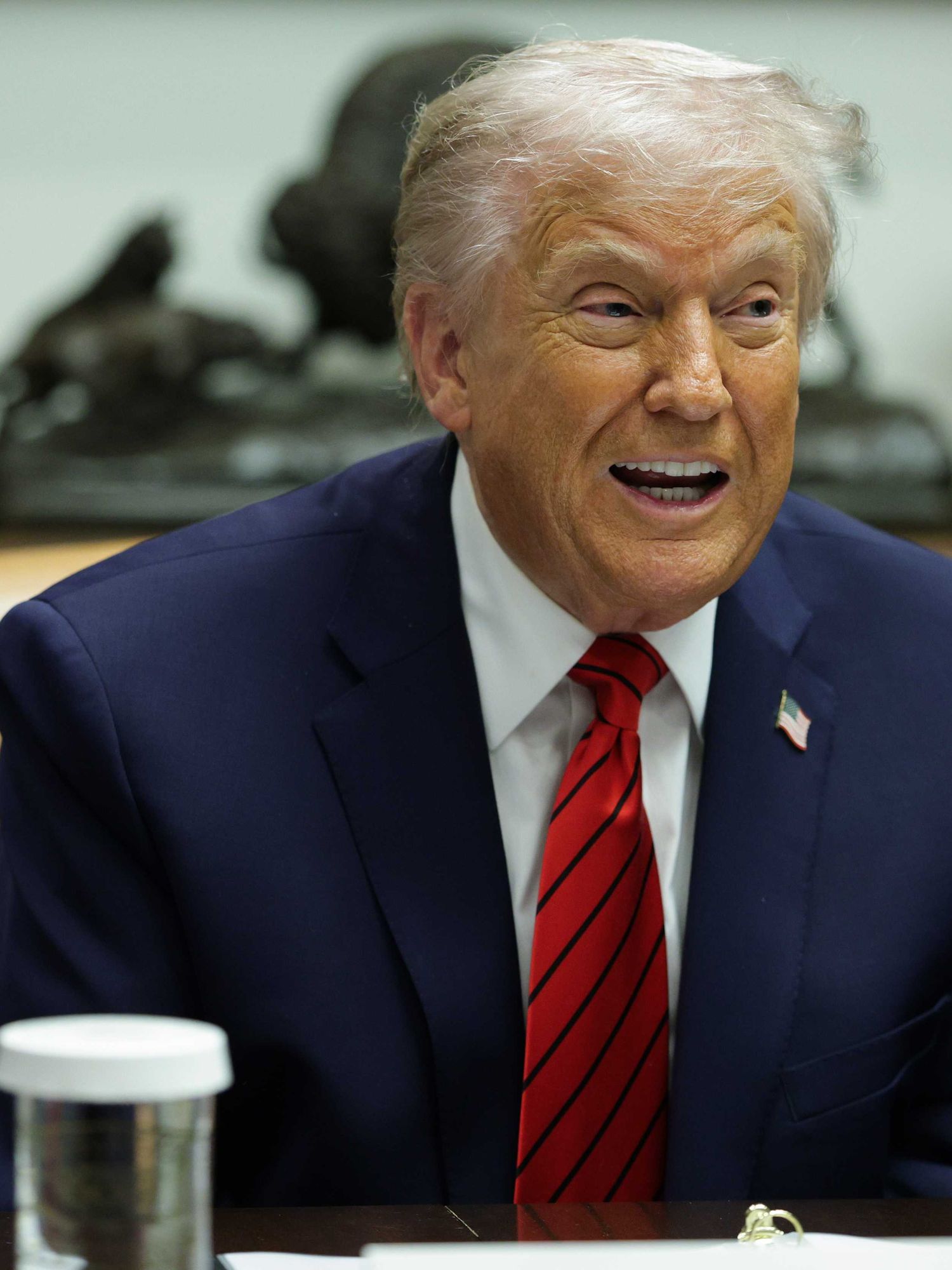 Trump derails press conference to point out a woman for this surprising reason