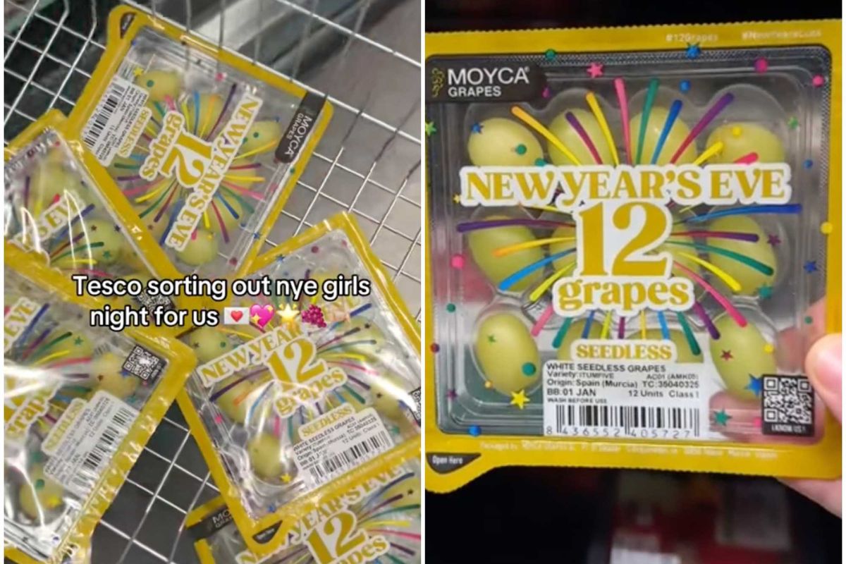 Supermarket sells 12 green grapes as part of New Year's Eve tradition - and the internet has thoughts