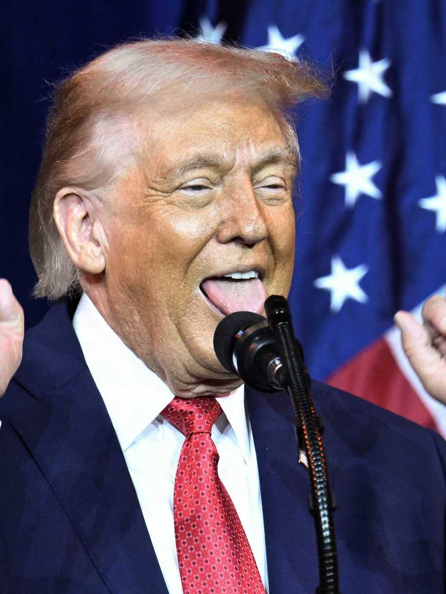 Trump's trans weightlifter impression slammed as 'embarrassing' moment in presidential history