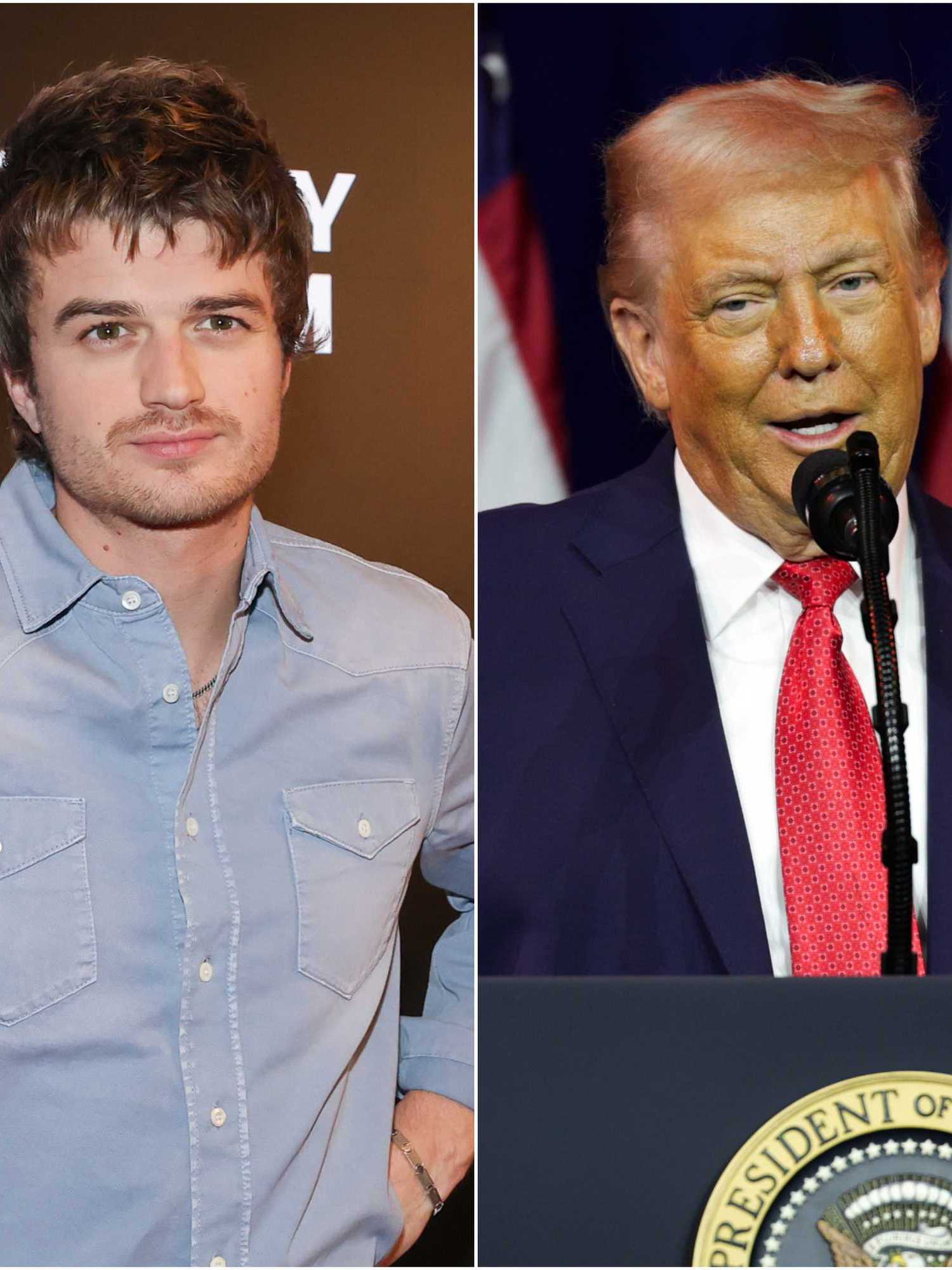Stranger Things star Joe Keery slams Donald Trump over response to ICE shooting