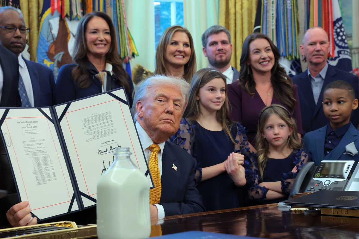 Trump has milk explained to him by a first grader: 'I didn't know that'