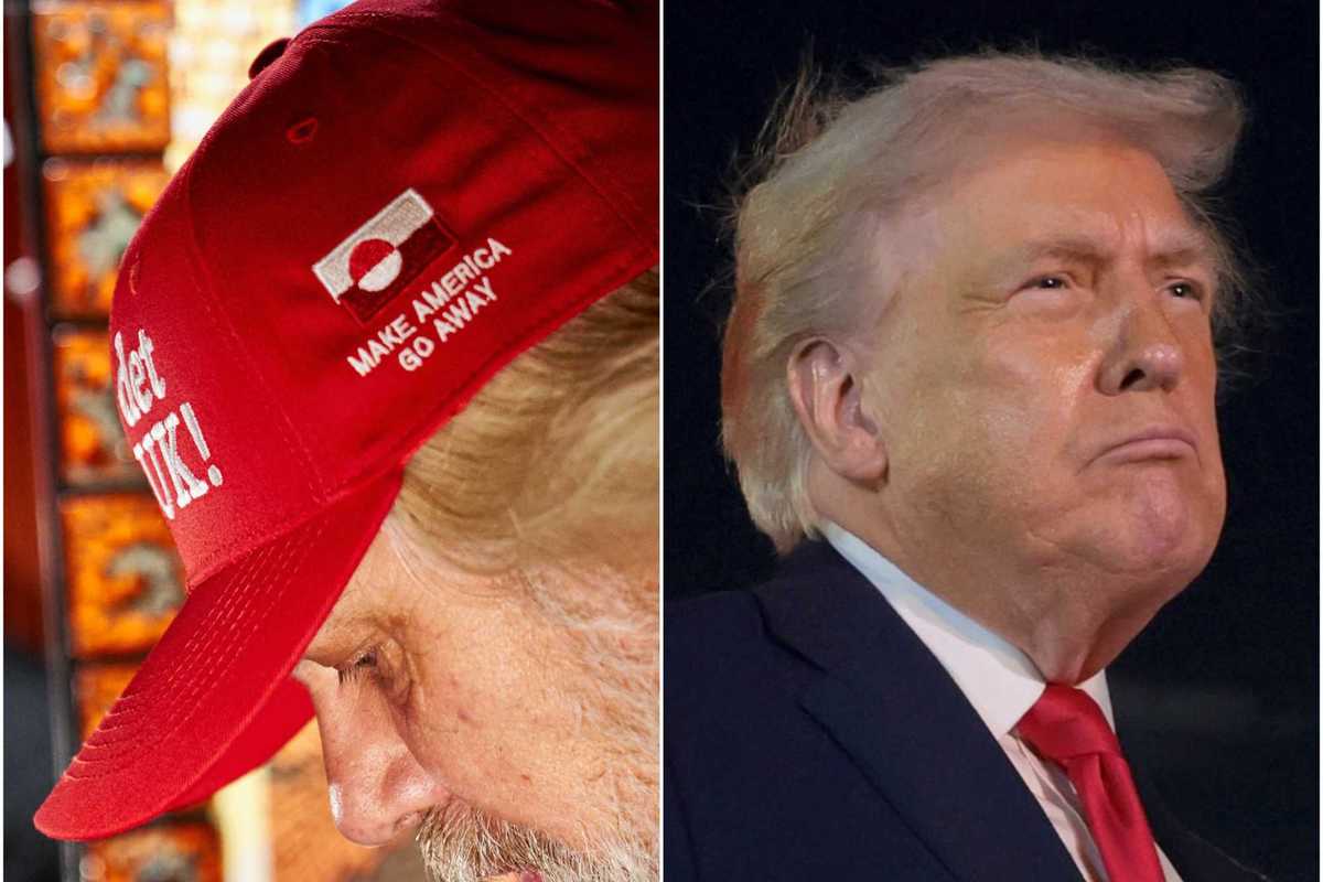 'Make America Go Away’ protesters wear parody hats amid Trump’s interest in Greenland