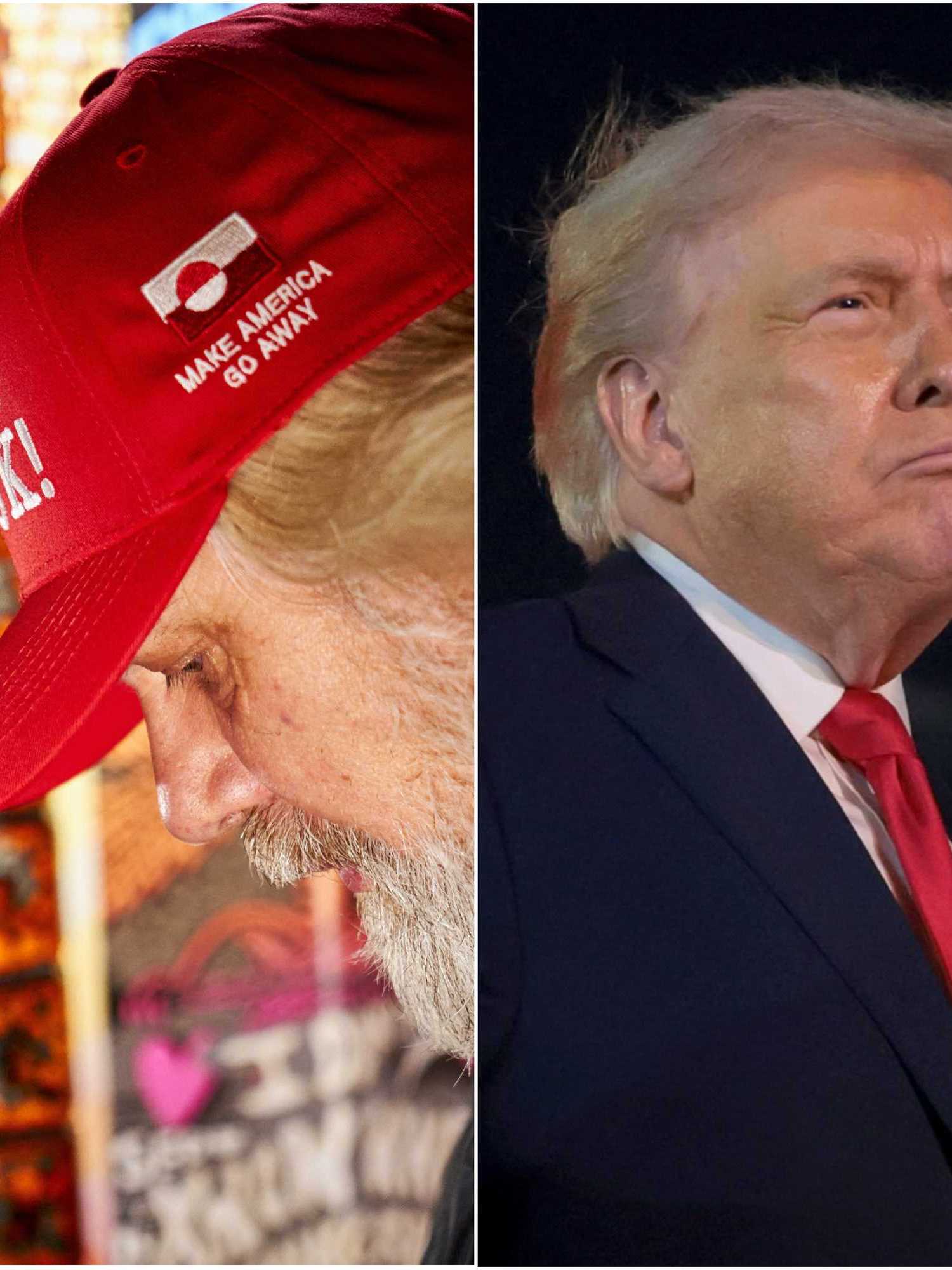 'Make America Go Away’ protesters wear parody hats amid Trump’s interest in Greenland