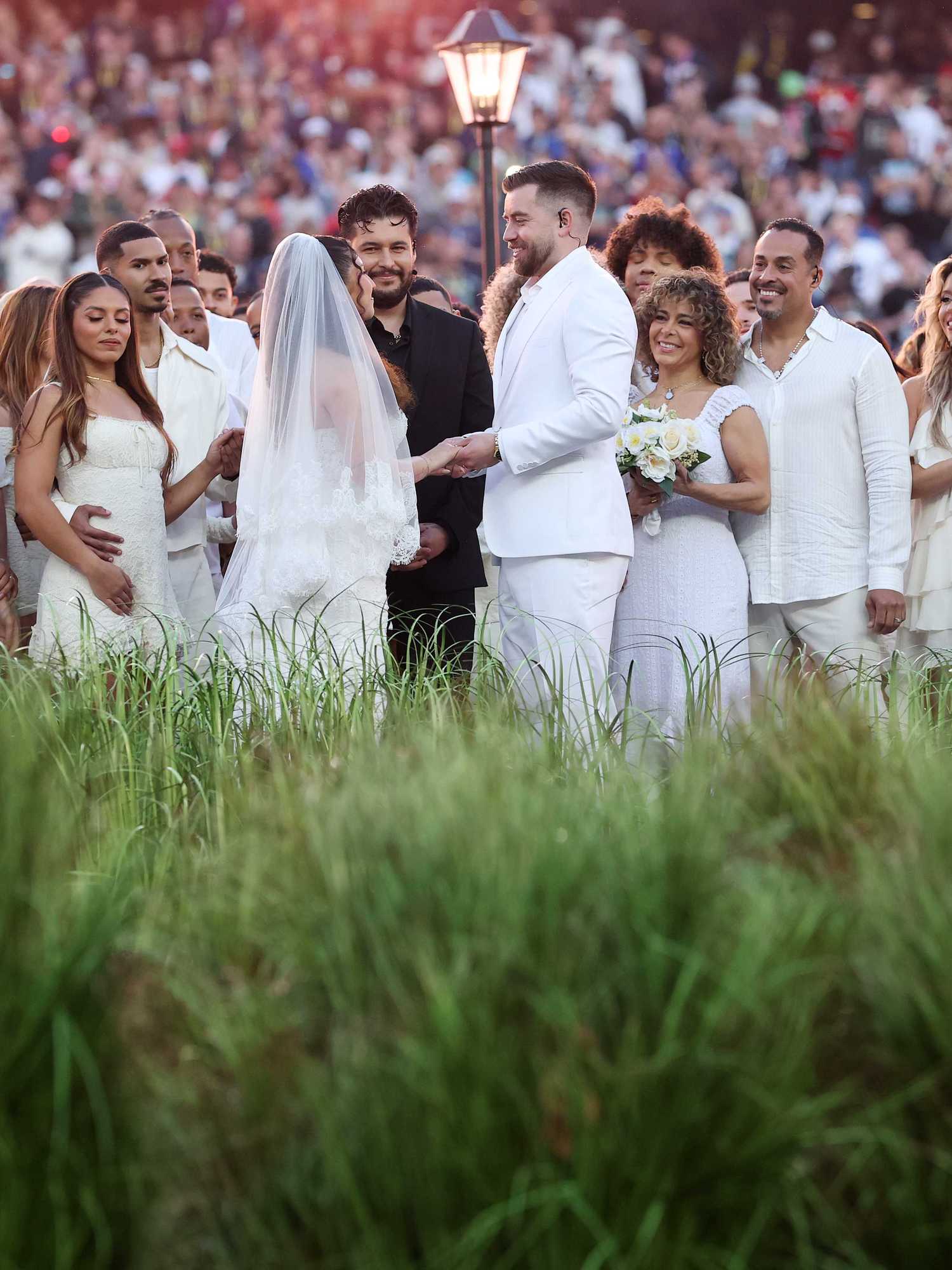 Was the wedding in Bad Bunny's Super Bowl halftime show real?