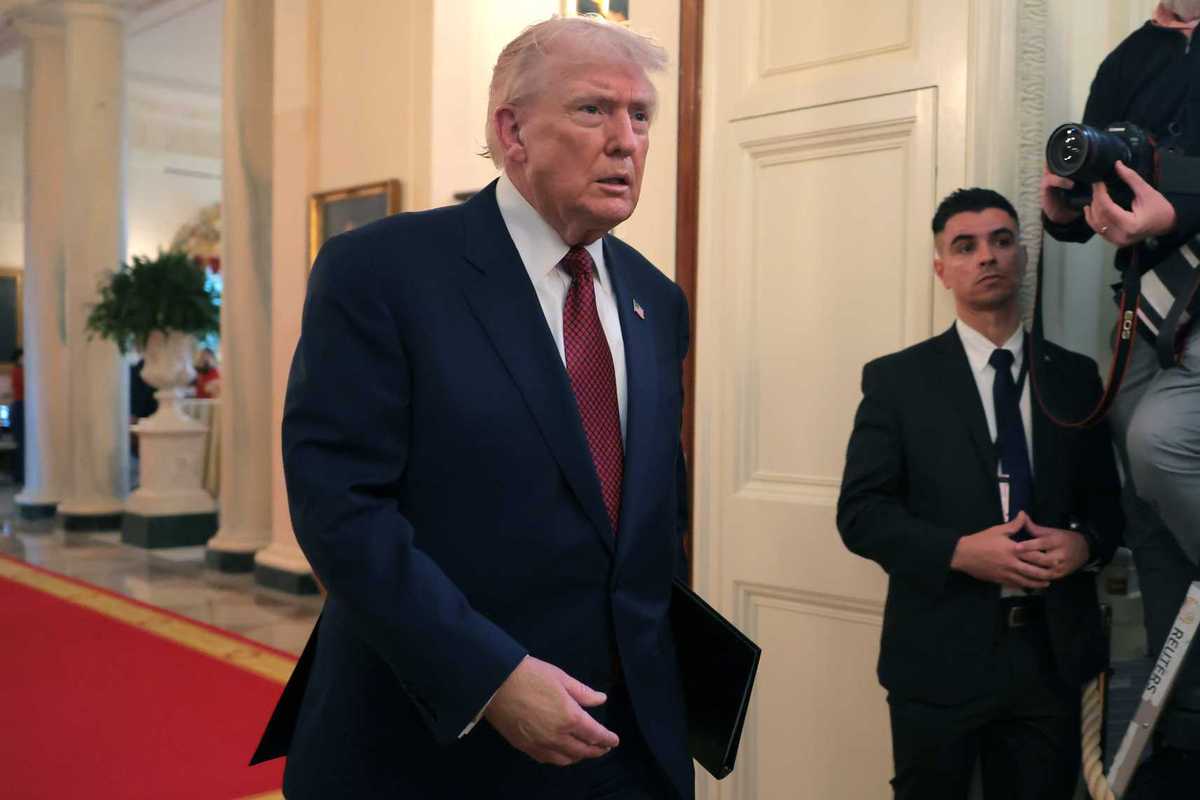 Trump’s bruised hand becomes talking point once more - this time for the cover-up