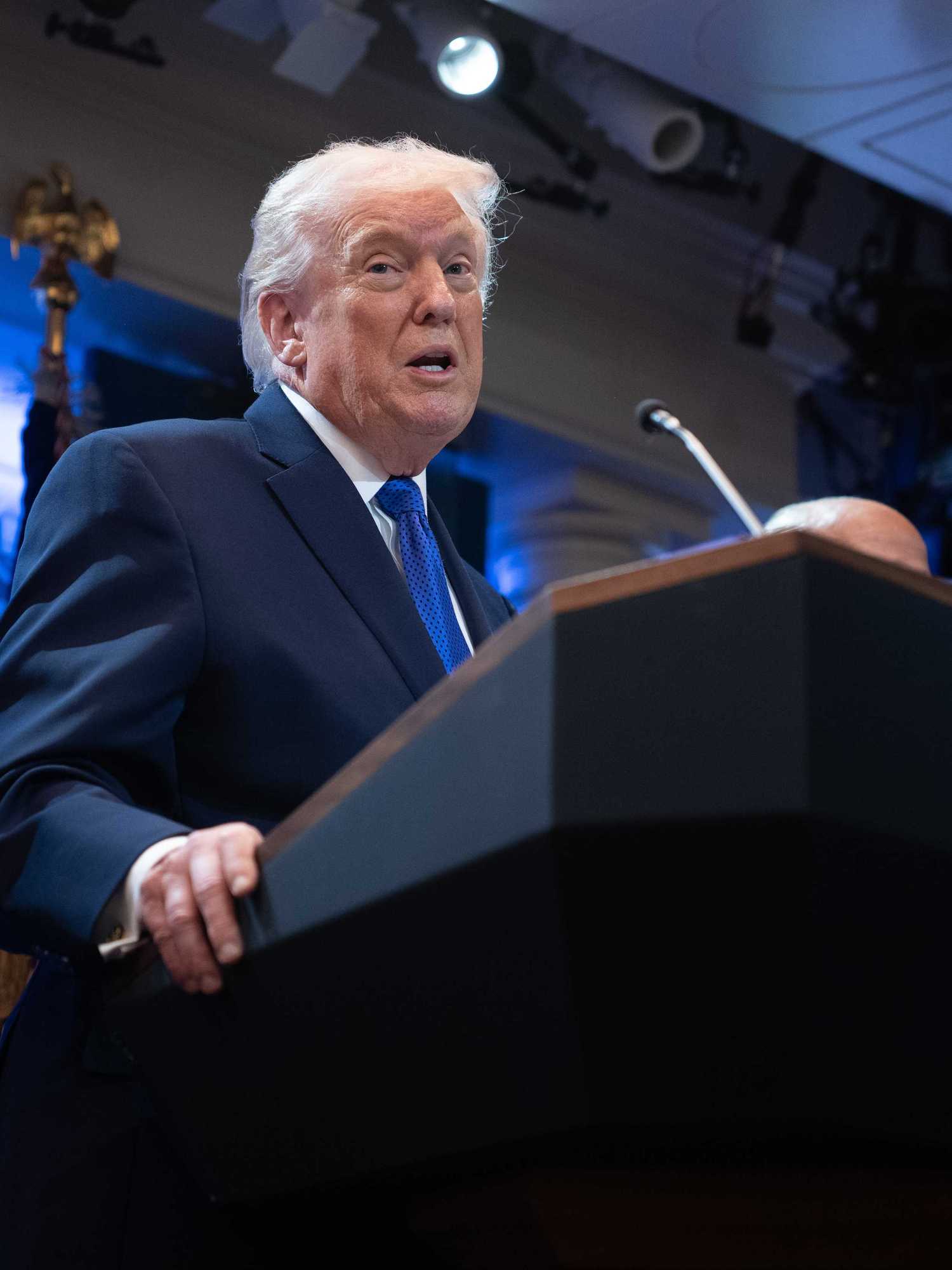 Trump accused of reducing women's ice hockey team to 'misogynistic punch line' in call to men's team