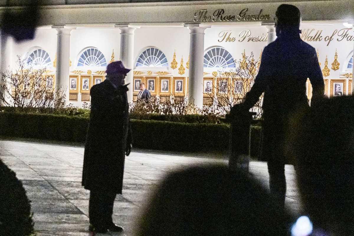 Trump fails to answer on killed service members but talks about this White House feature