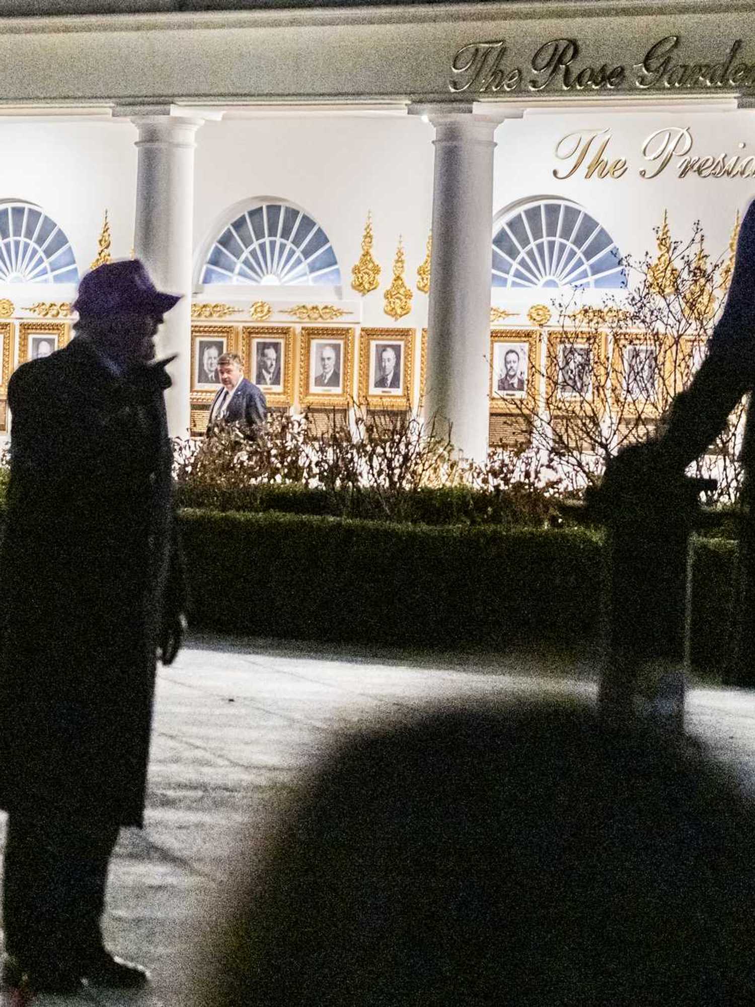 Trump fails to answer on killed service members but talks about this White House feature