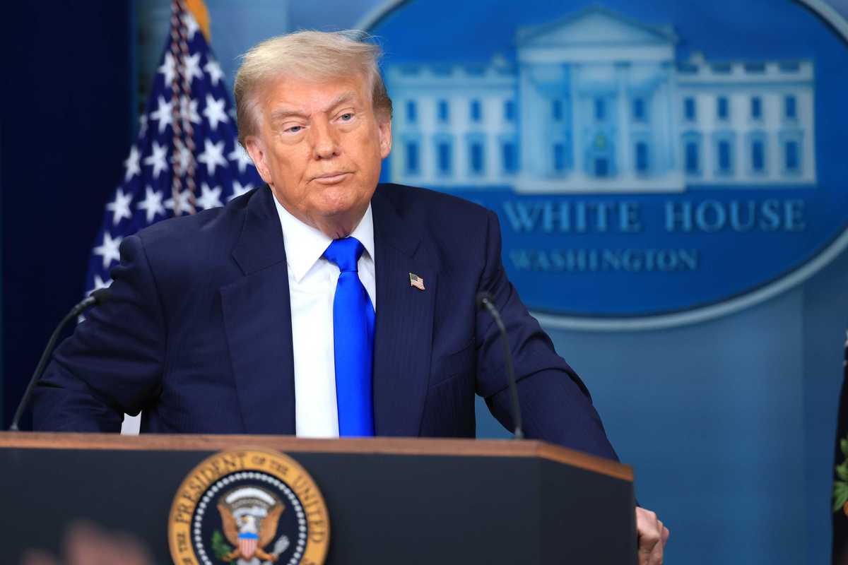 Trump’s seven word statement on Iran war leaves people in disbelief