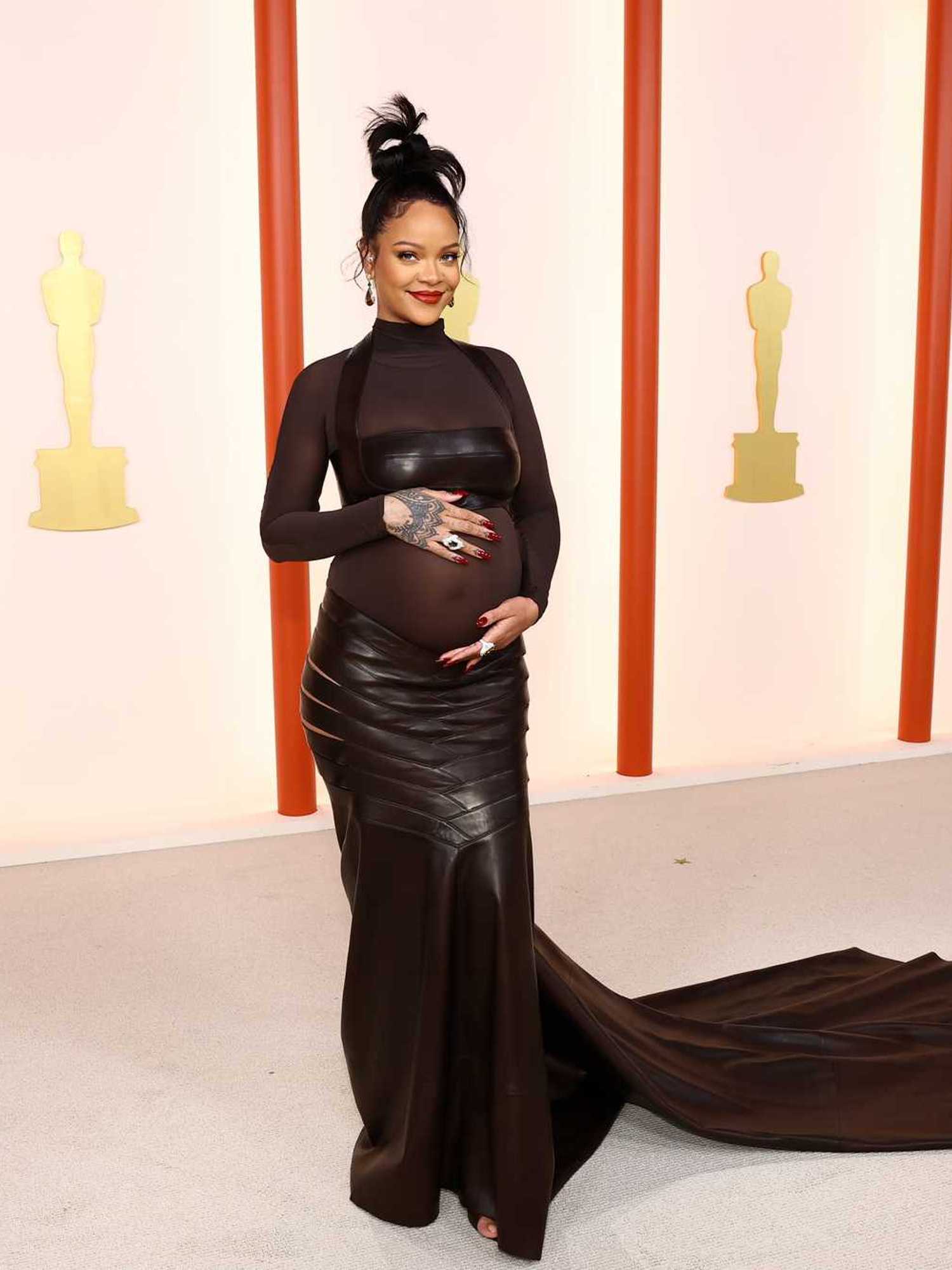 Was Rihanna at the Oscars? Viral 'pregnant' red carpet photo explained