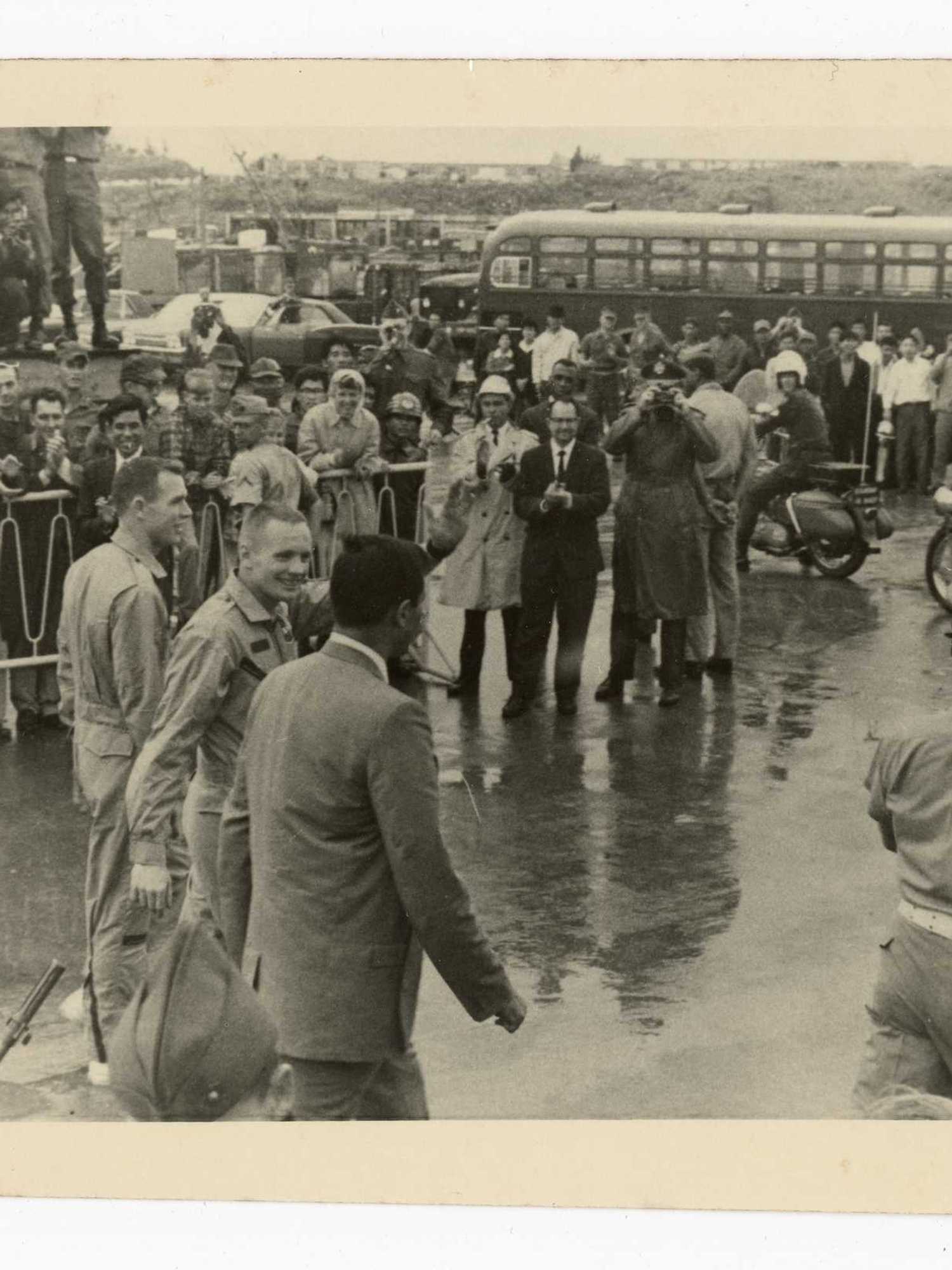 Neil Armstrong's heroic return from near disaster revealed in lost photos