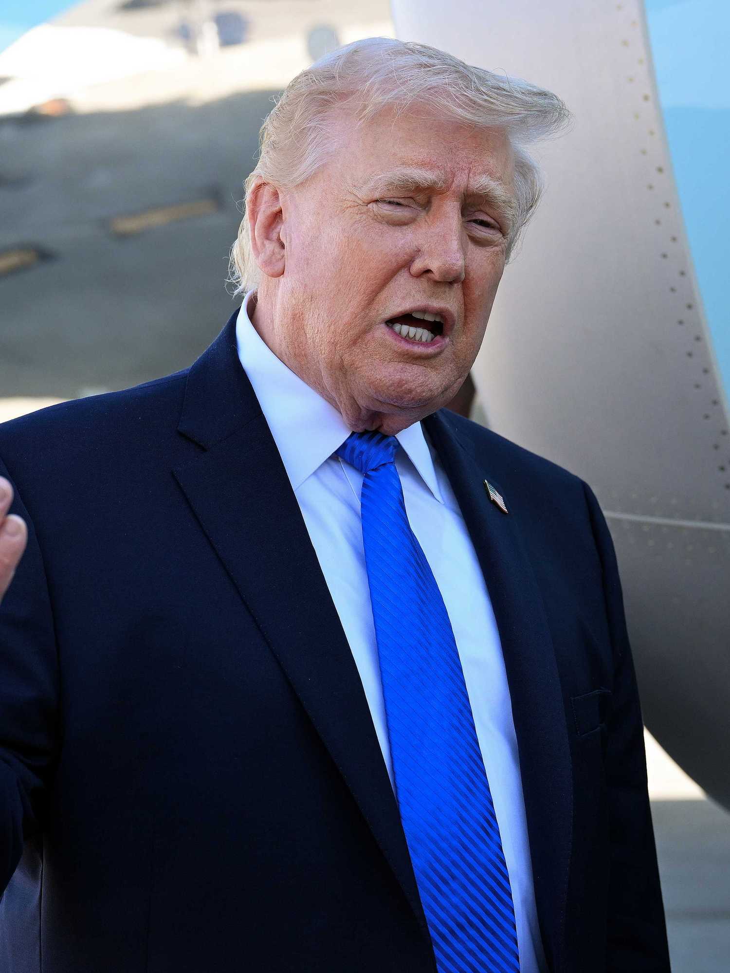 Trump shamelessly flirts with Fox News host when asked if Iranians have food and water