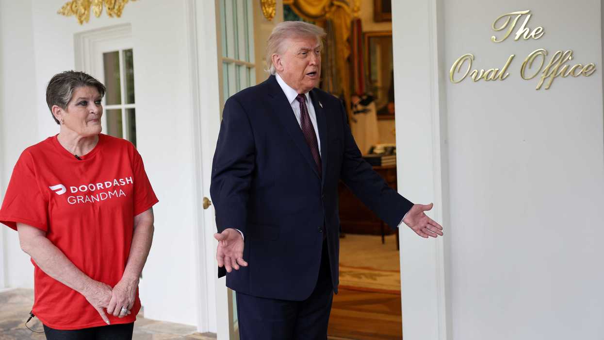 People think they recognise 'MAGA prop' DoorDash grandma from another GOP event