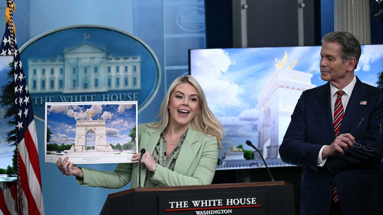 'Ridiculous bald-faced lie': Karoline Leavitt accused of 'insulting' Americans over gas price claim