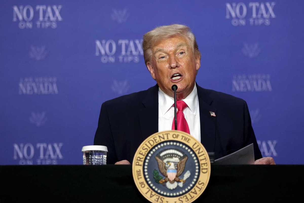 Trump claims things were ‘embarrassing’ in the US a year ago - but there's one major problem