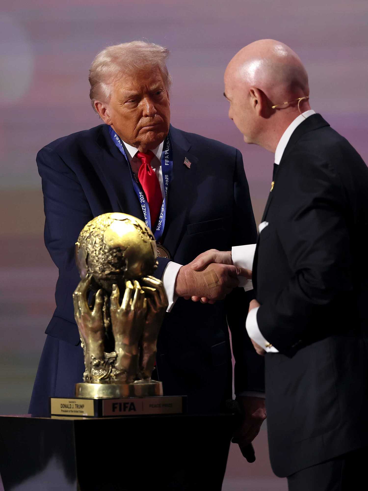 Footballer says FIFA 'makes a mockery' of human rights with Trump award