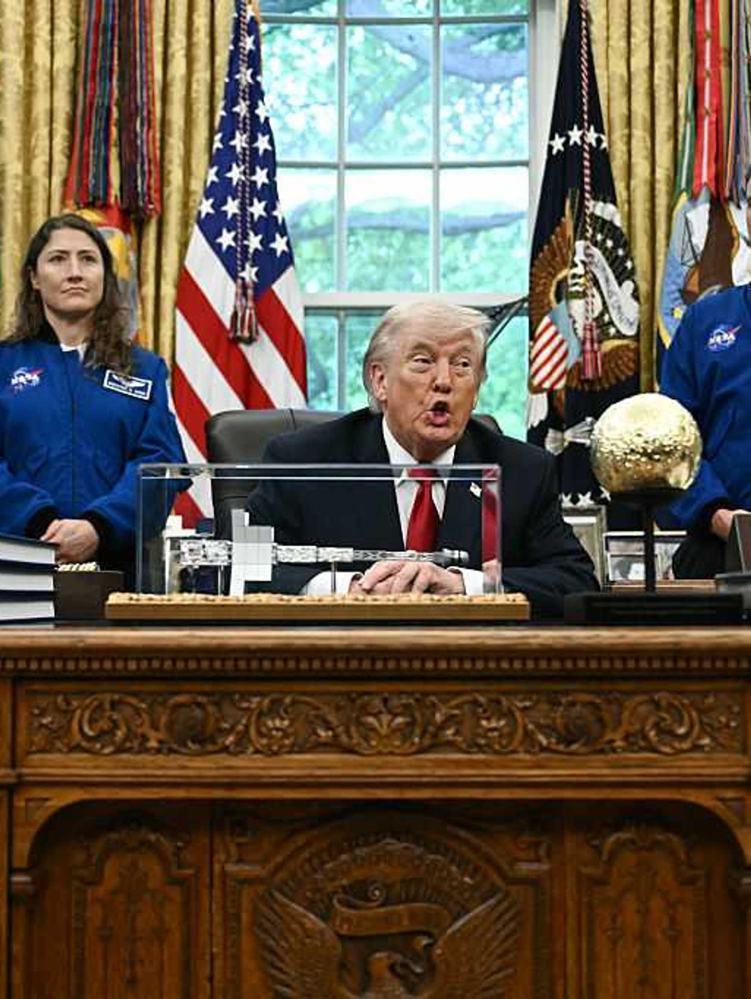 The Artemis II crew met Donald Trump at the White House and everyone has the same theory