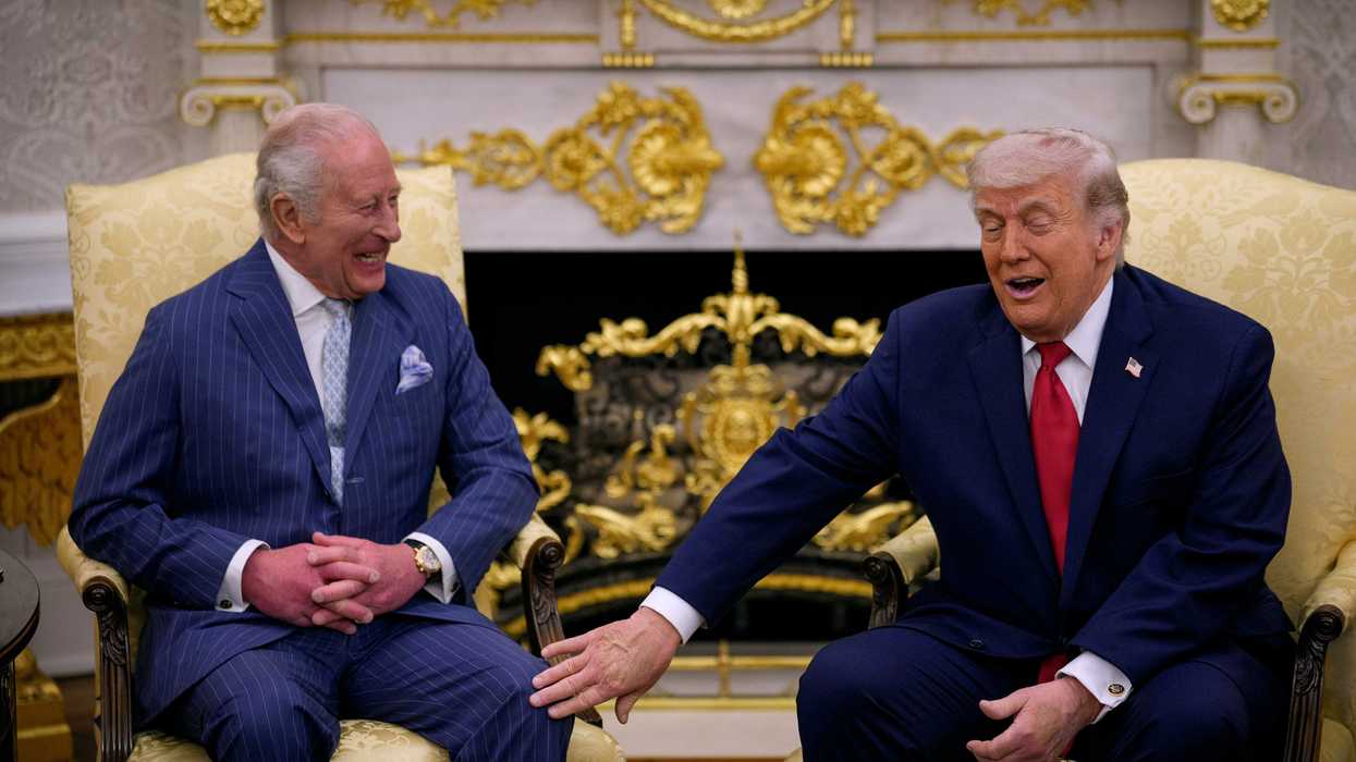 People think King Charles threw subtle shade at Trump’s Oval Office