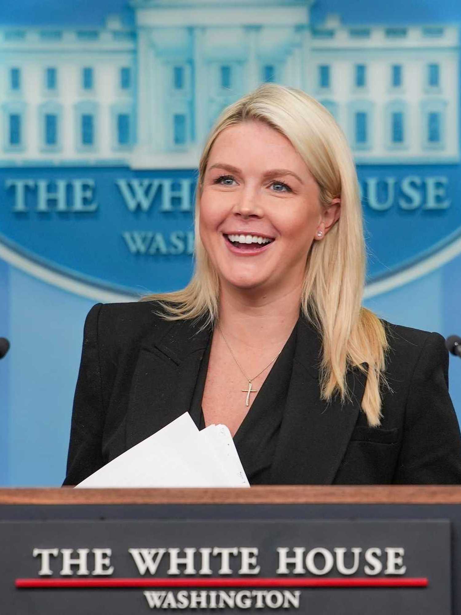 Karoline Leavitt slammed for 'flexing' Louis Vuitton gift while Americans struggle