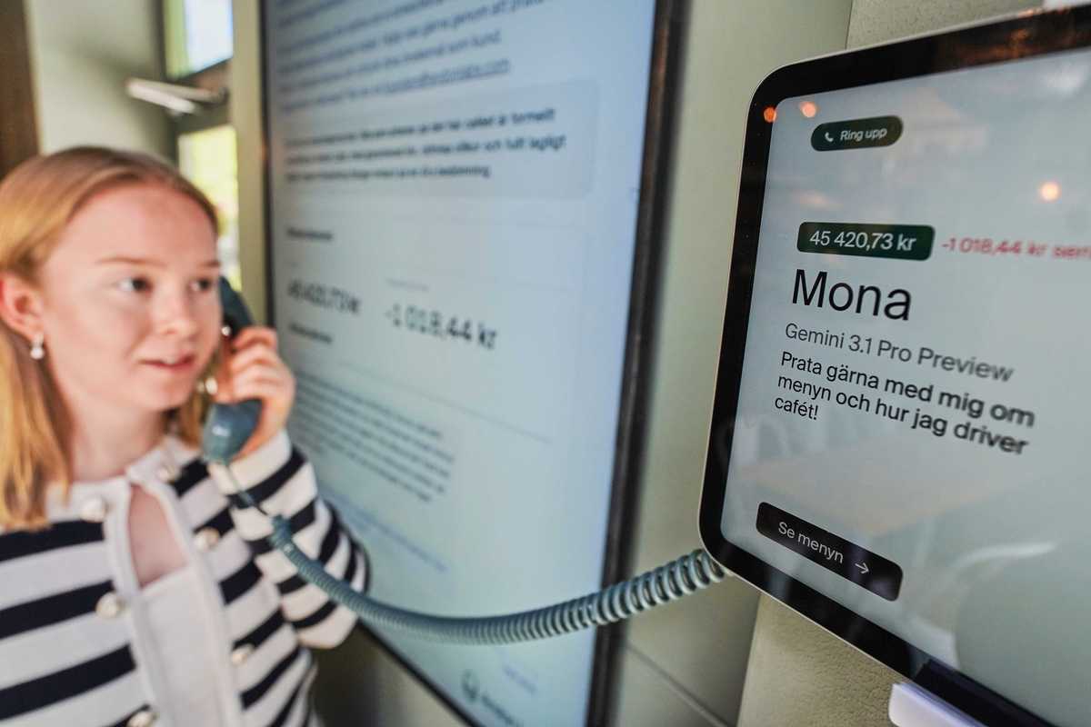Artificial intelligence takes charge of Stockholm cafe with chaotic results