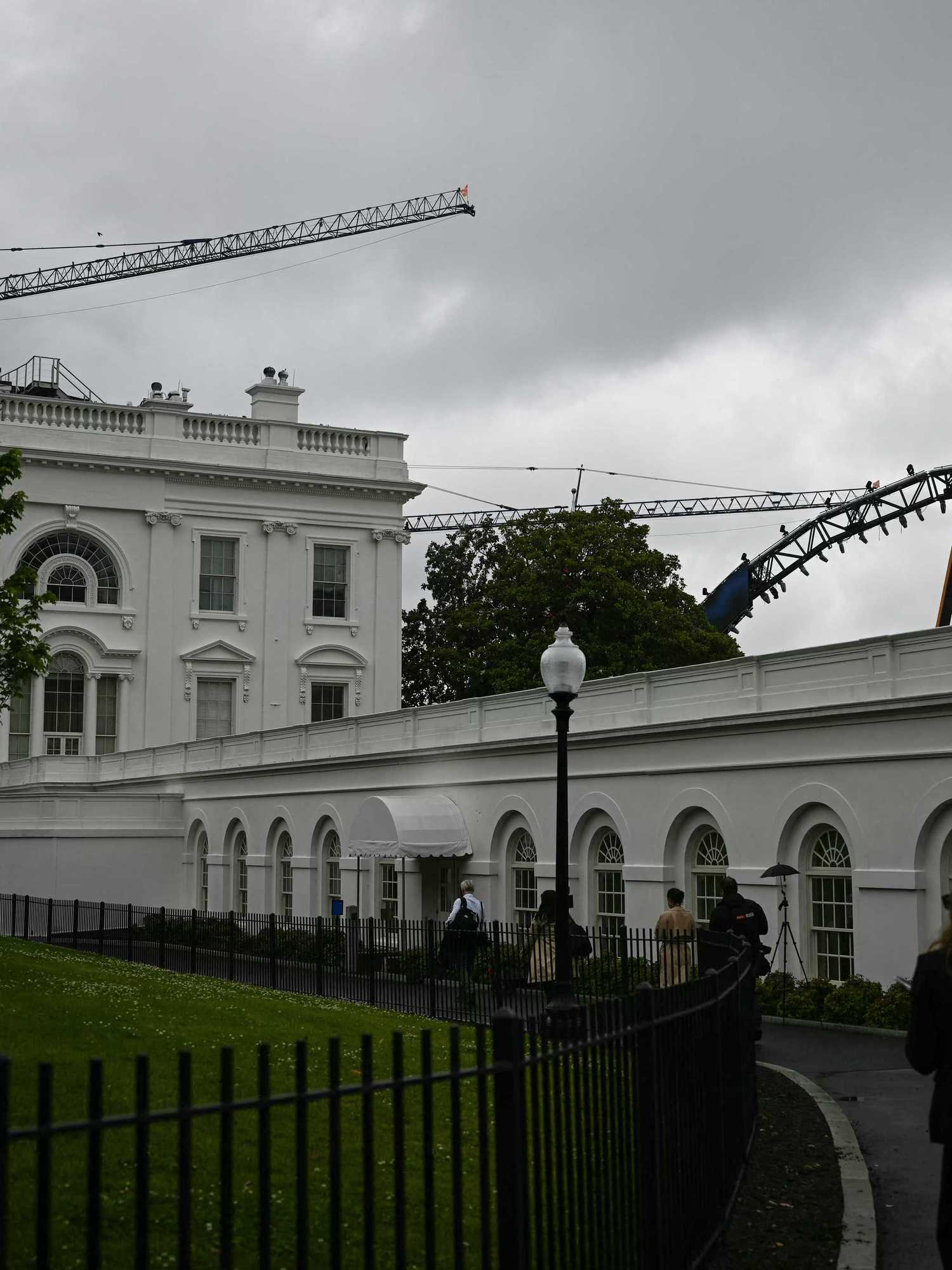 Fury as UFC event begins construction at the White House