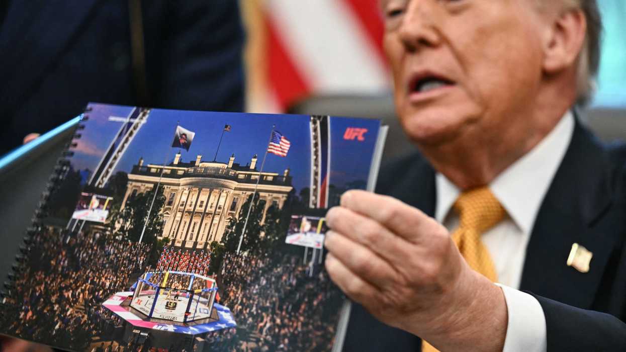 Trump’s UFC event has critics asking the same question about the White House ballroom