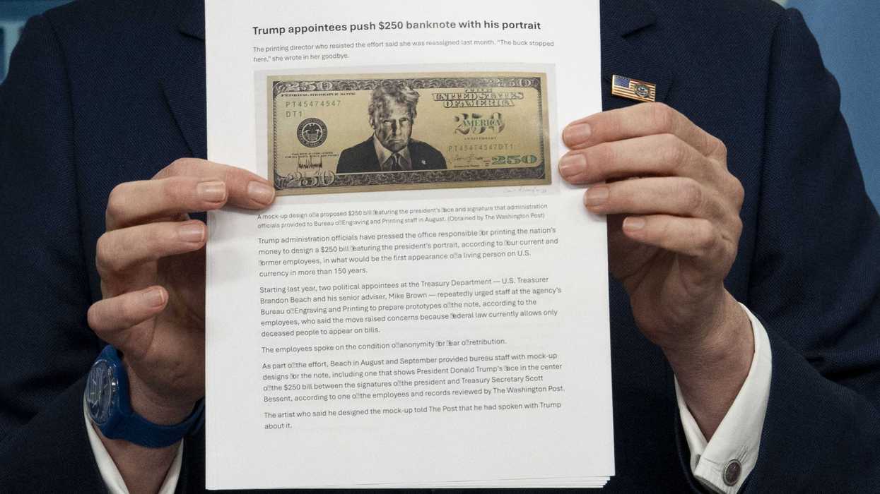 Plans for Trump's face on new $250 bill spark anger: 'We're such a joke'