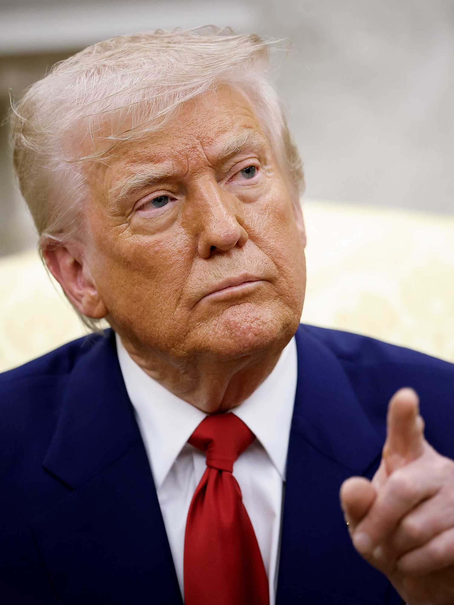 Trump posts AI image of White House ballroom detail – and people are concerned