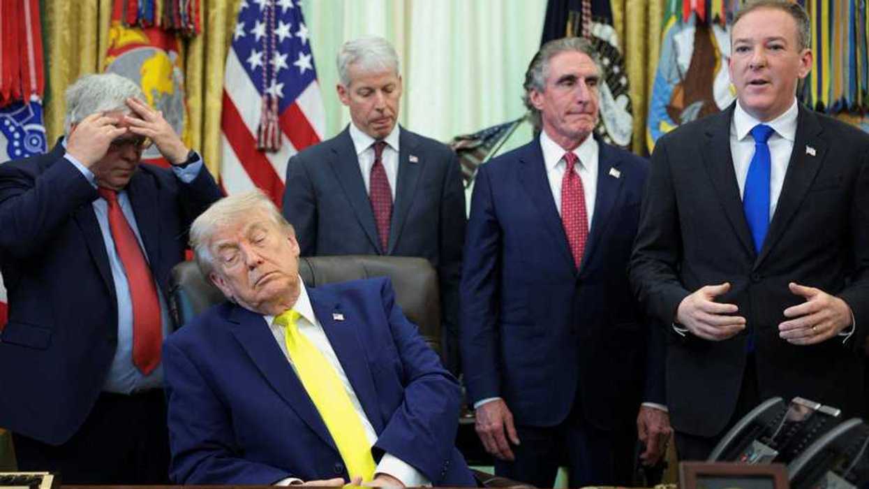 White House hits back at Trump critics as he slumps to one side and is accused of falling asleep again
